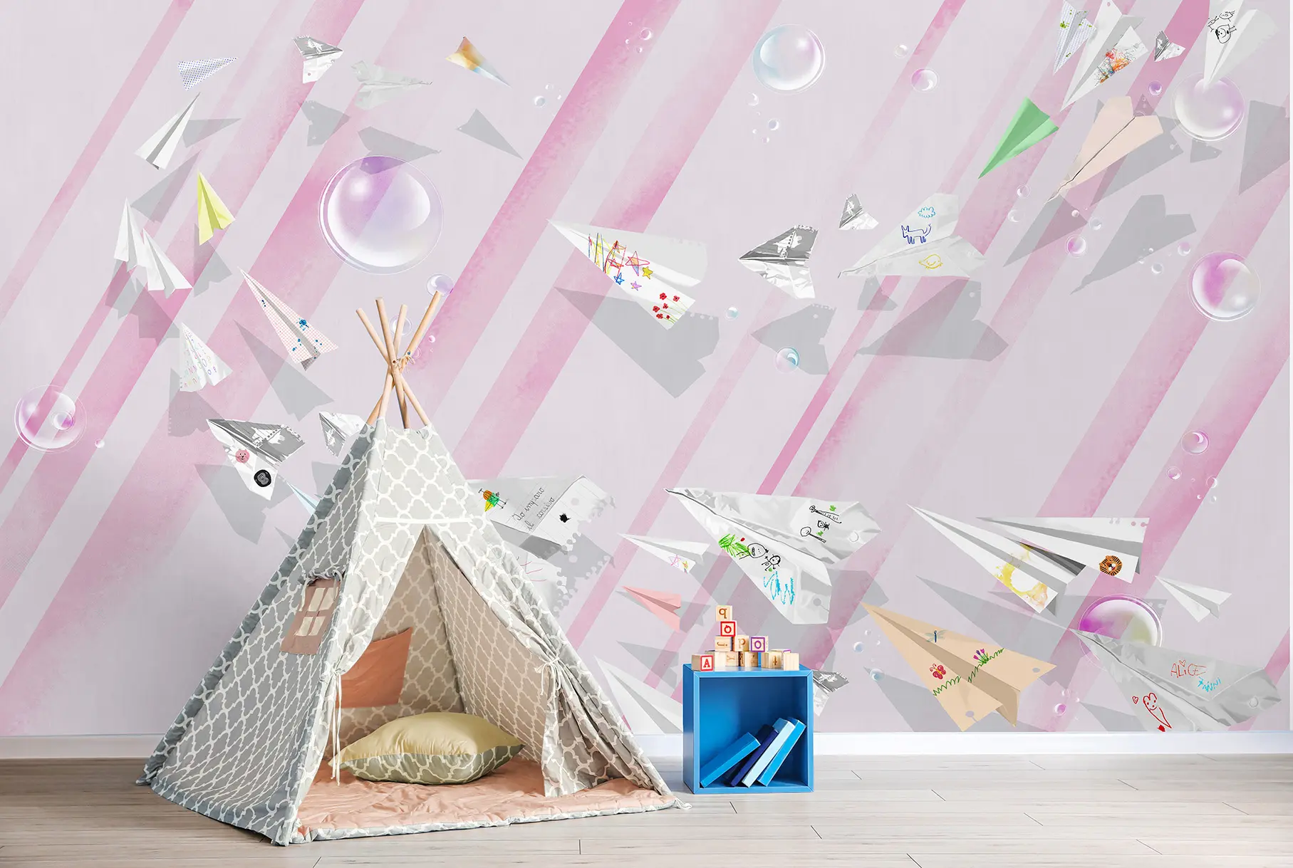 WallPepper - Paper plane customizable