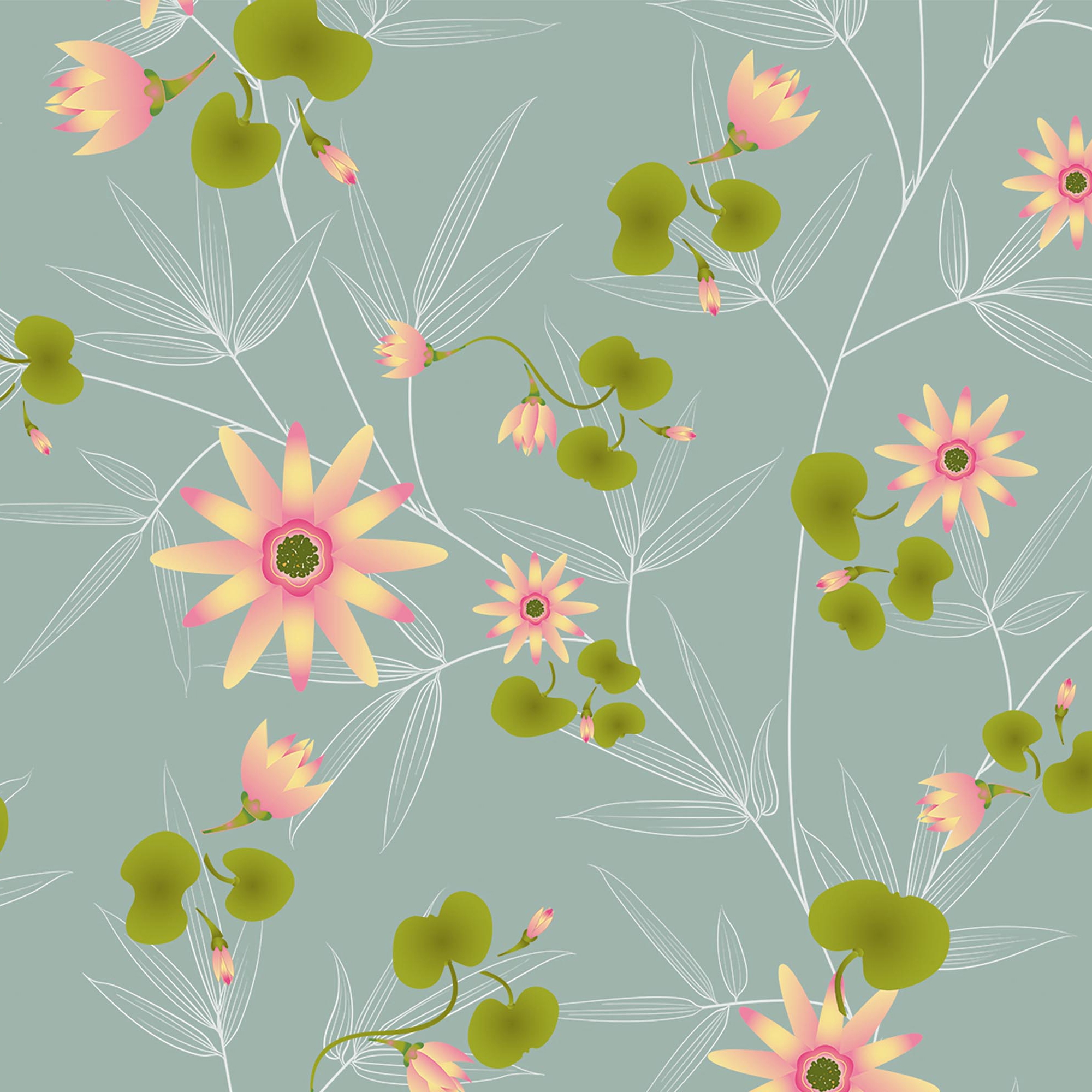 flora & fauna | aqua lilium