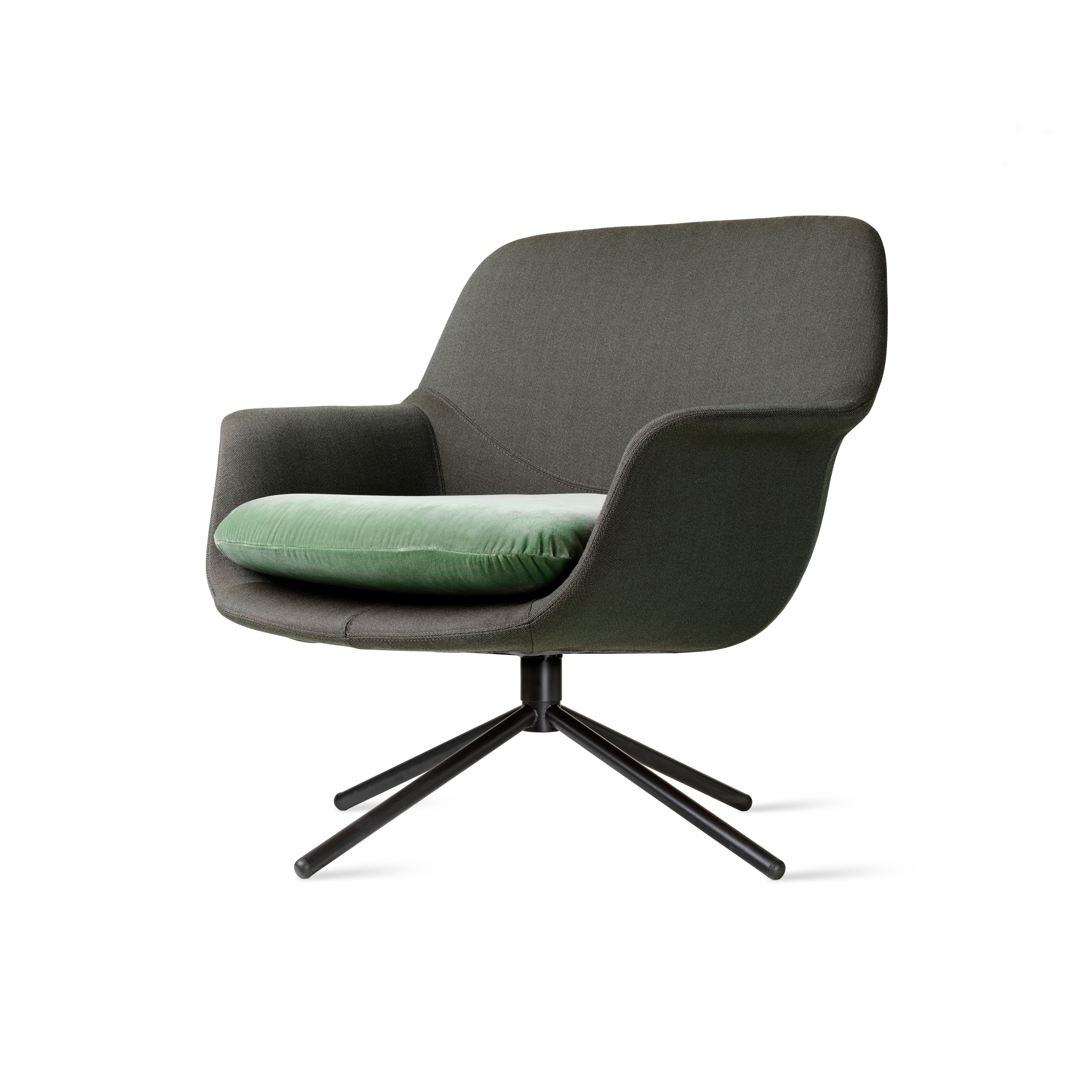 Smile Lounge Low Back Metal Base