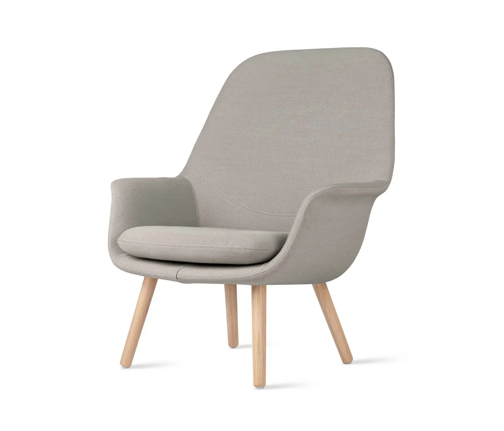 ICONS OF DENMARK - Smile Lounge High Back Wood Base