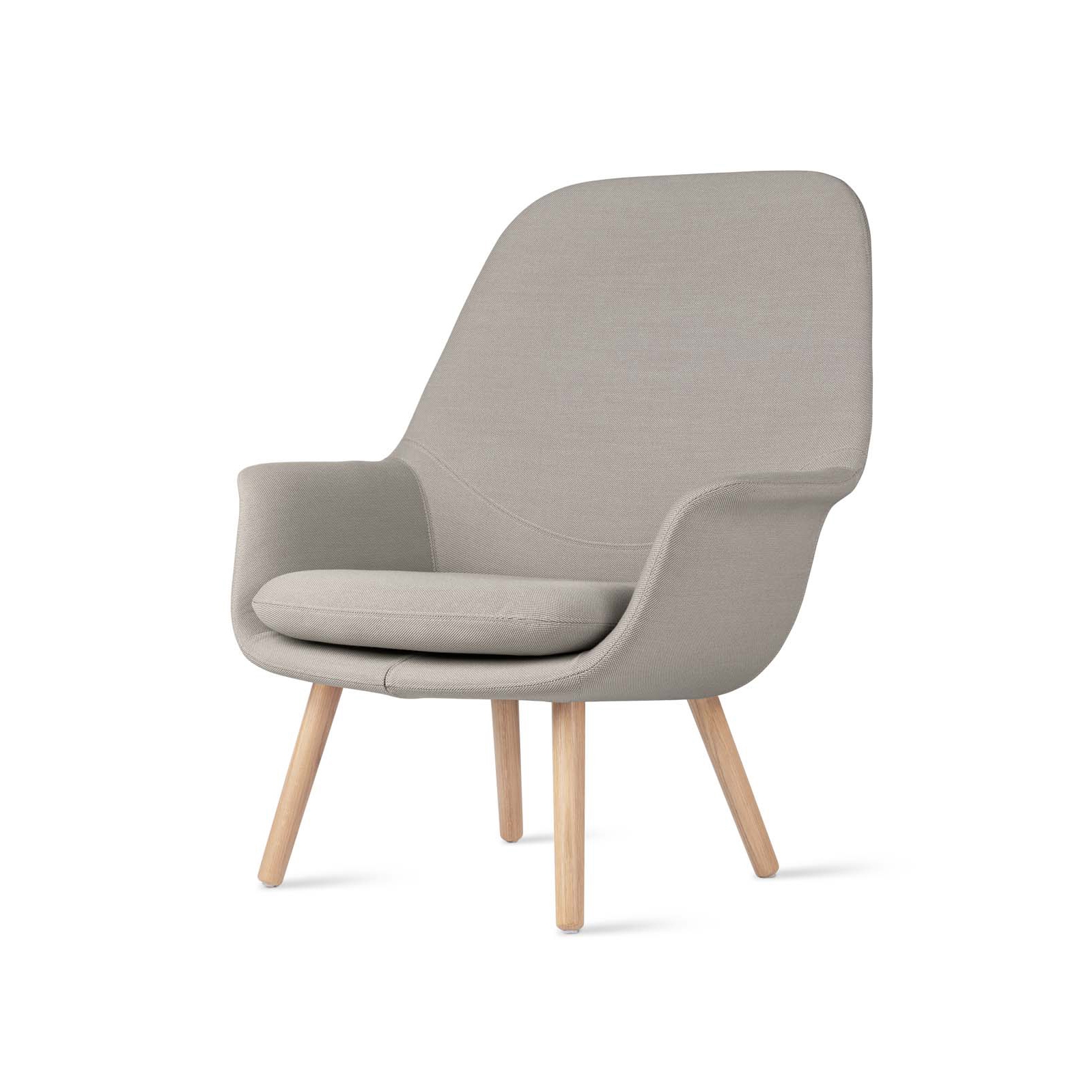 Produkt Smile Lounge High Back Wood Base des Herstellers ICONS OF DENMARK anzeigen