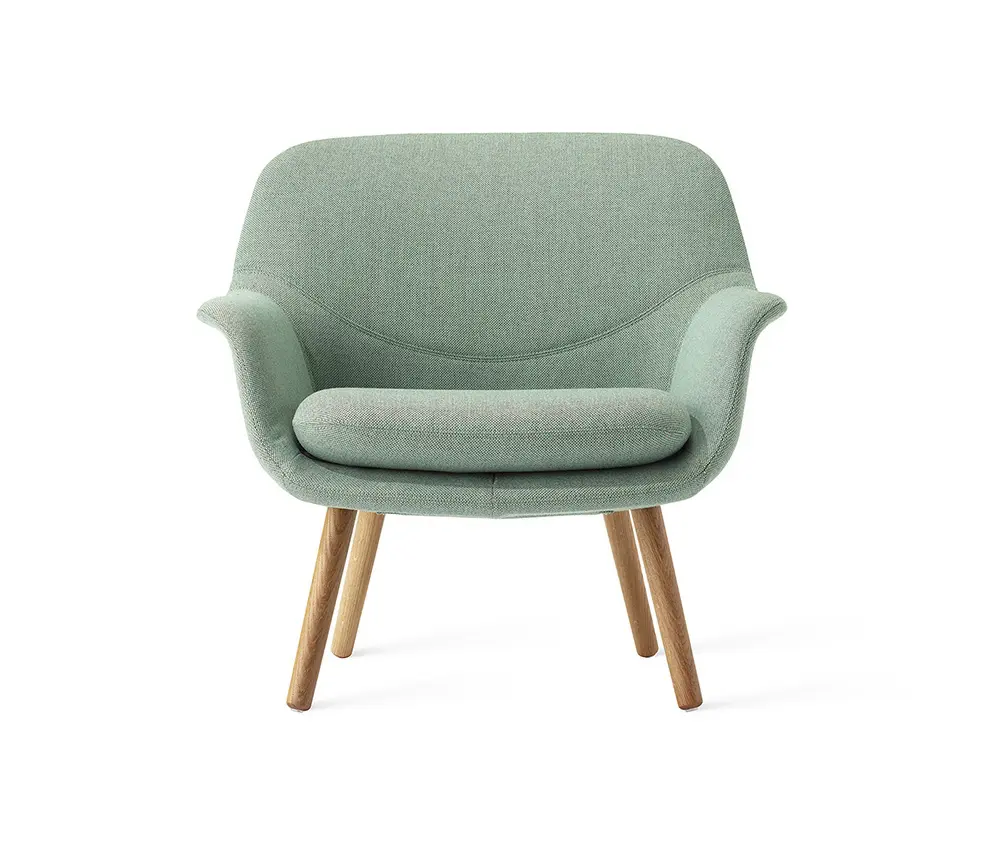 ICONS OF DENMARK - Smile Lounge Low Back Wood Base