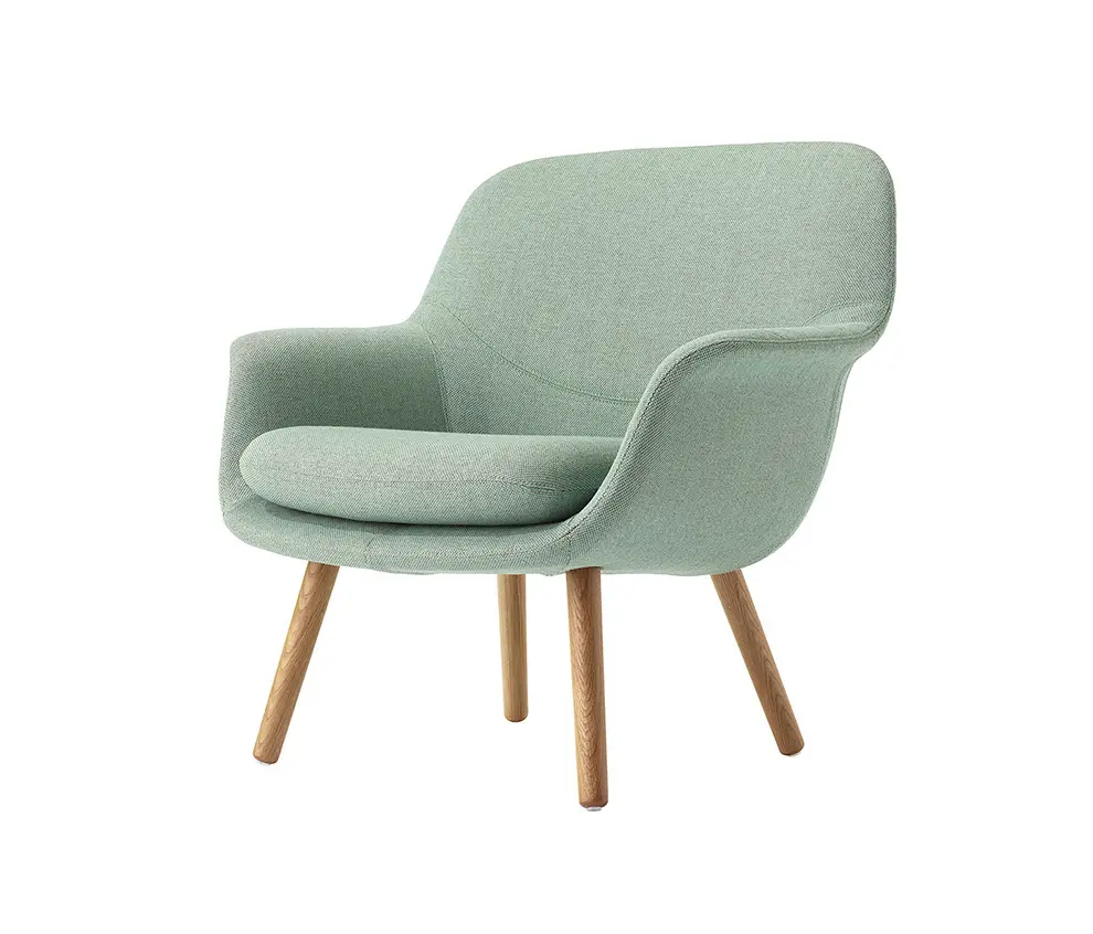 ICONS OF DENMARK - Smile Lounge Low Back Wood Base
