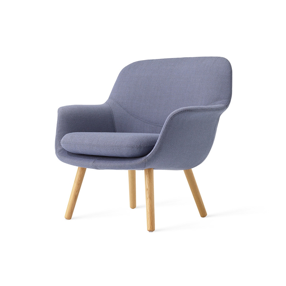 Smile Lounge Low Back Wood Base
