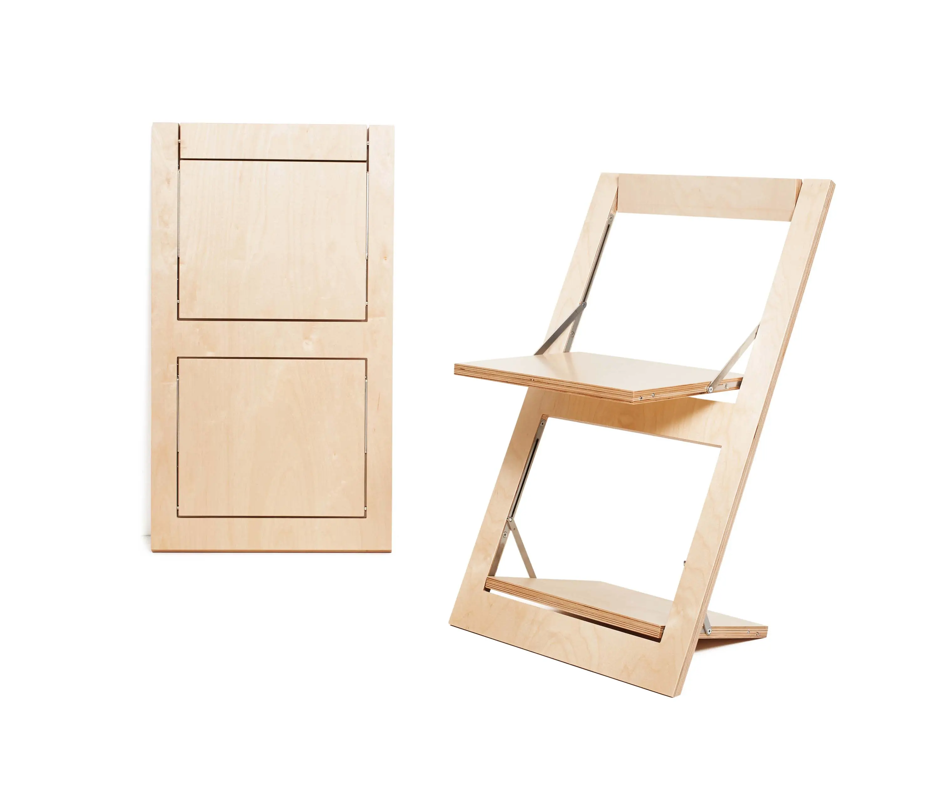 Ambivalenz - Fläpps Folding Chair | Birch clear