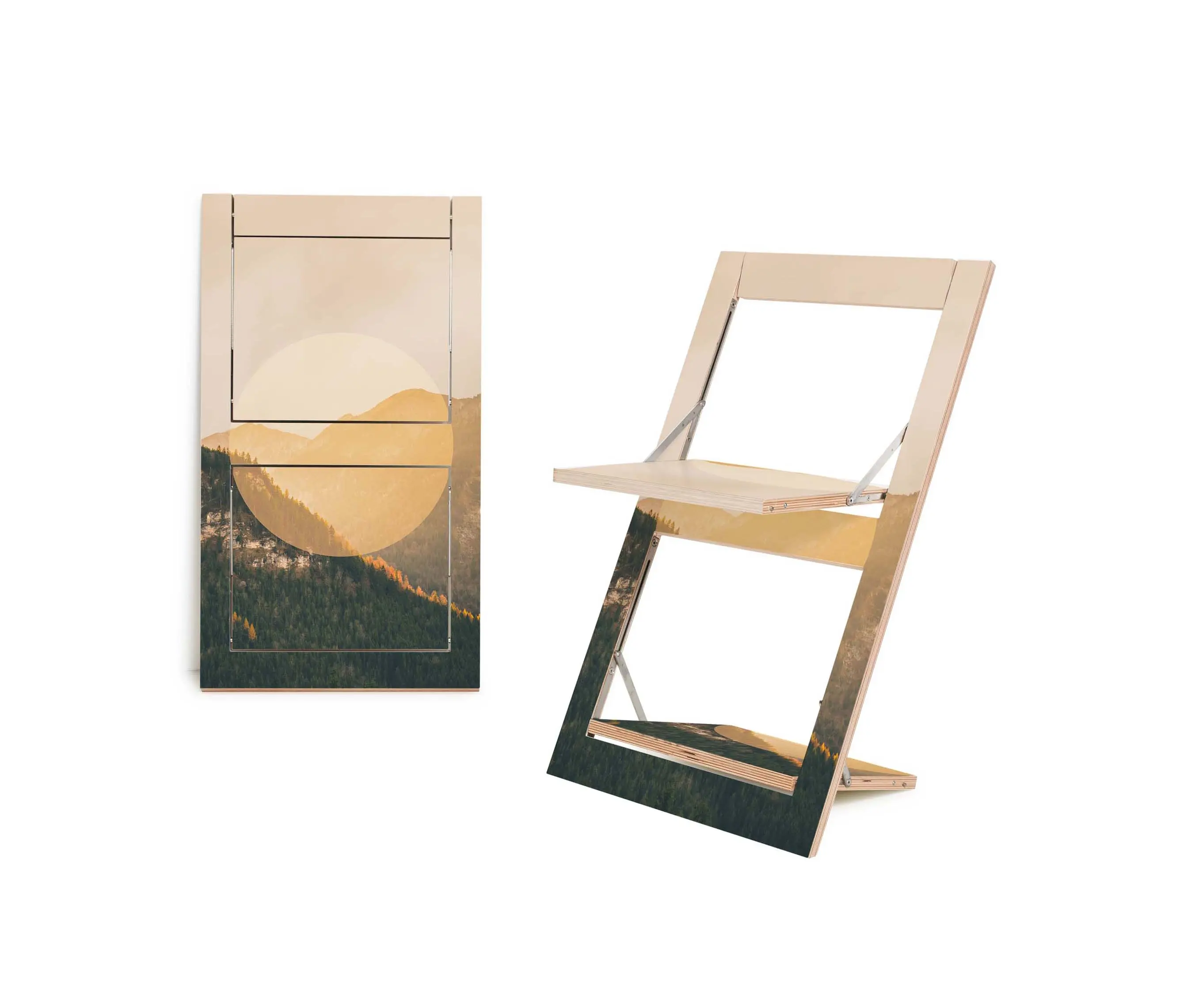 Ambivalenz - Fläpps Folding Chair | Alps by Joe Mania