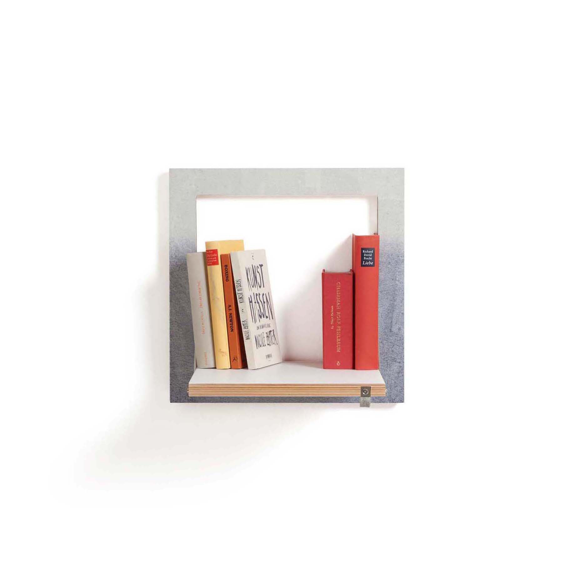 Fläpps Shelf 40x40-1 | Fading Grey by Monika Strigel