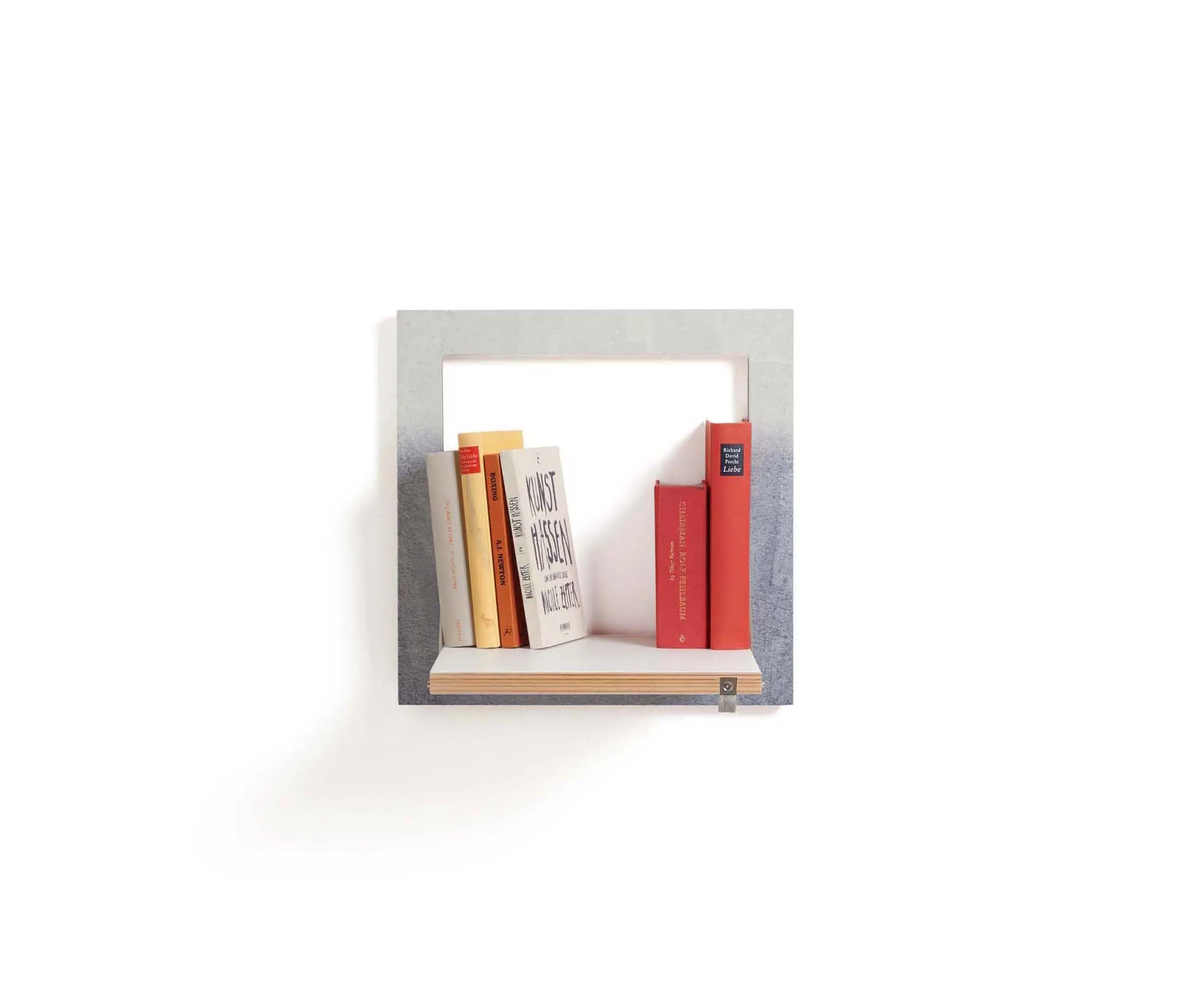 Ambivalenz - Fläpps Shelf 40x40-1 | Fading Grey by Monika Strigel