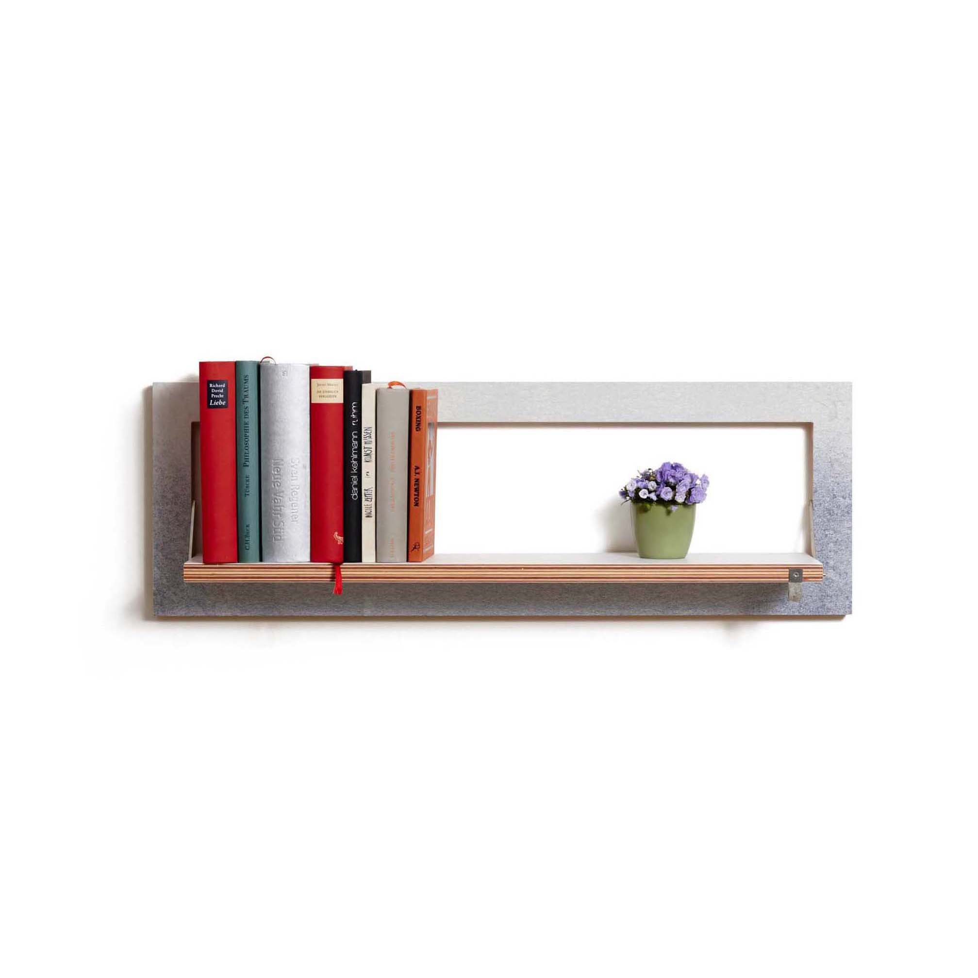 Fläpps Shelf 80x27-1 | Fading Grey by Monika Strigel