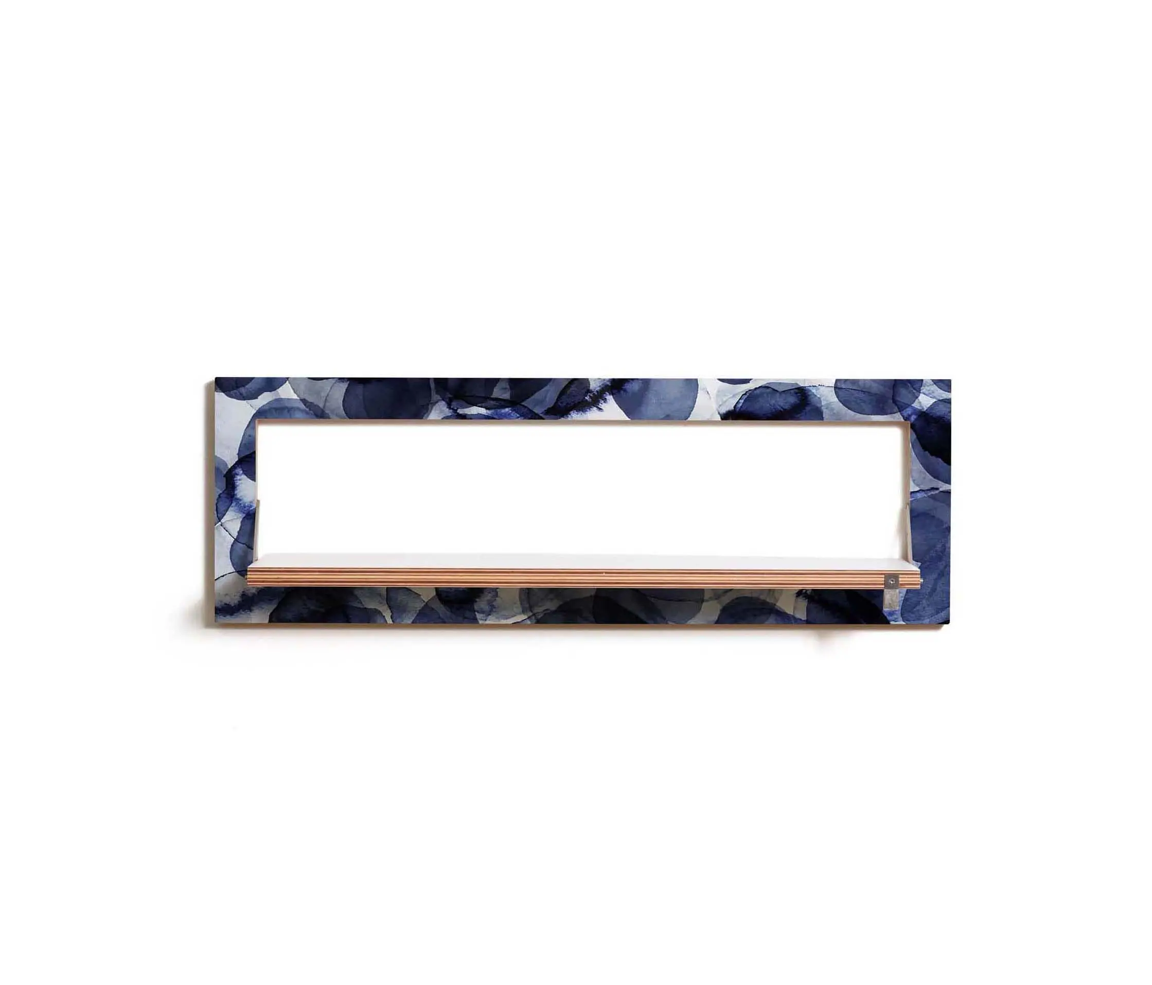Ambivalenz - Fläpps Shelf 80x27-1 | Bubbles Indigo by Pattern Studio