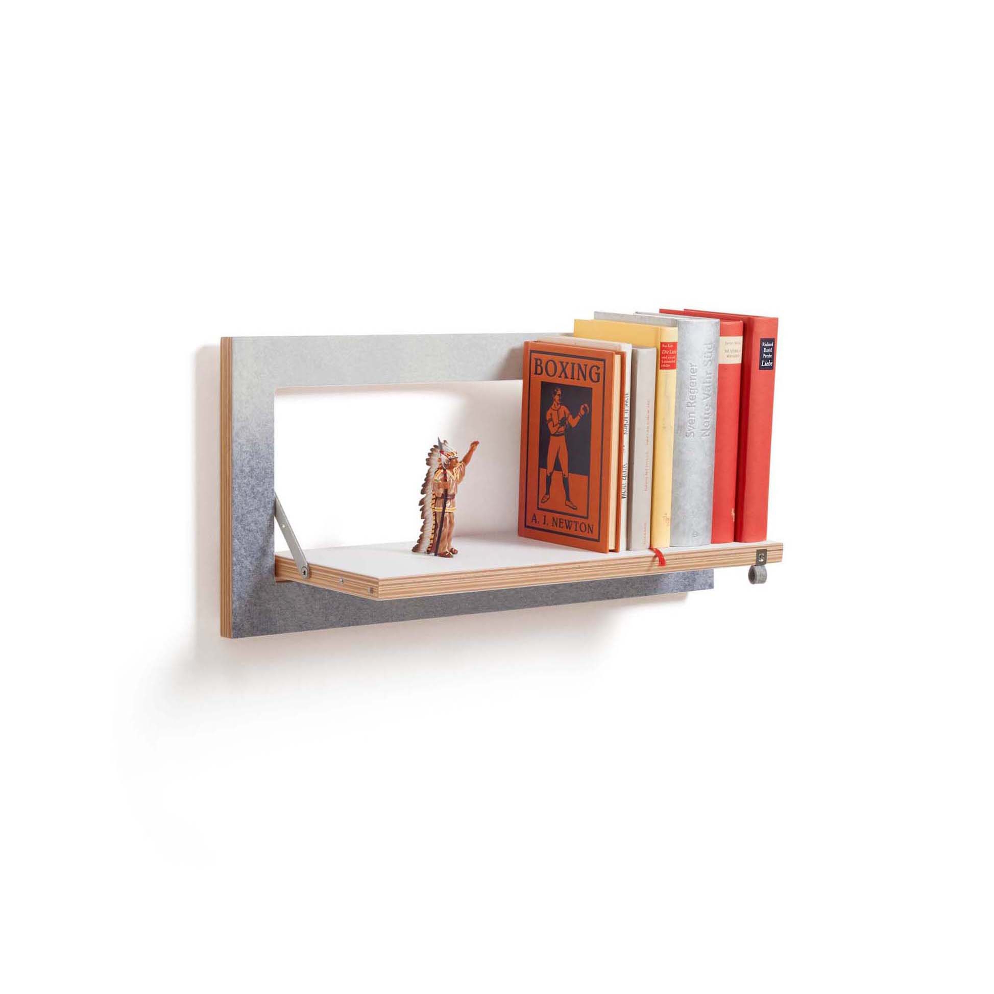 Fläpps Shelf 60x27-1 | Fading Grey by Monika Strigel