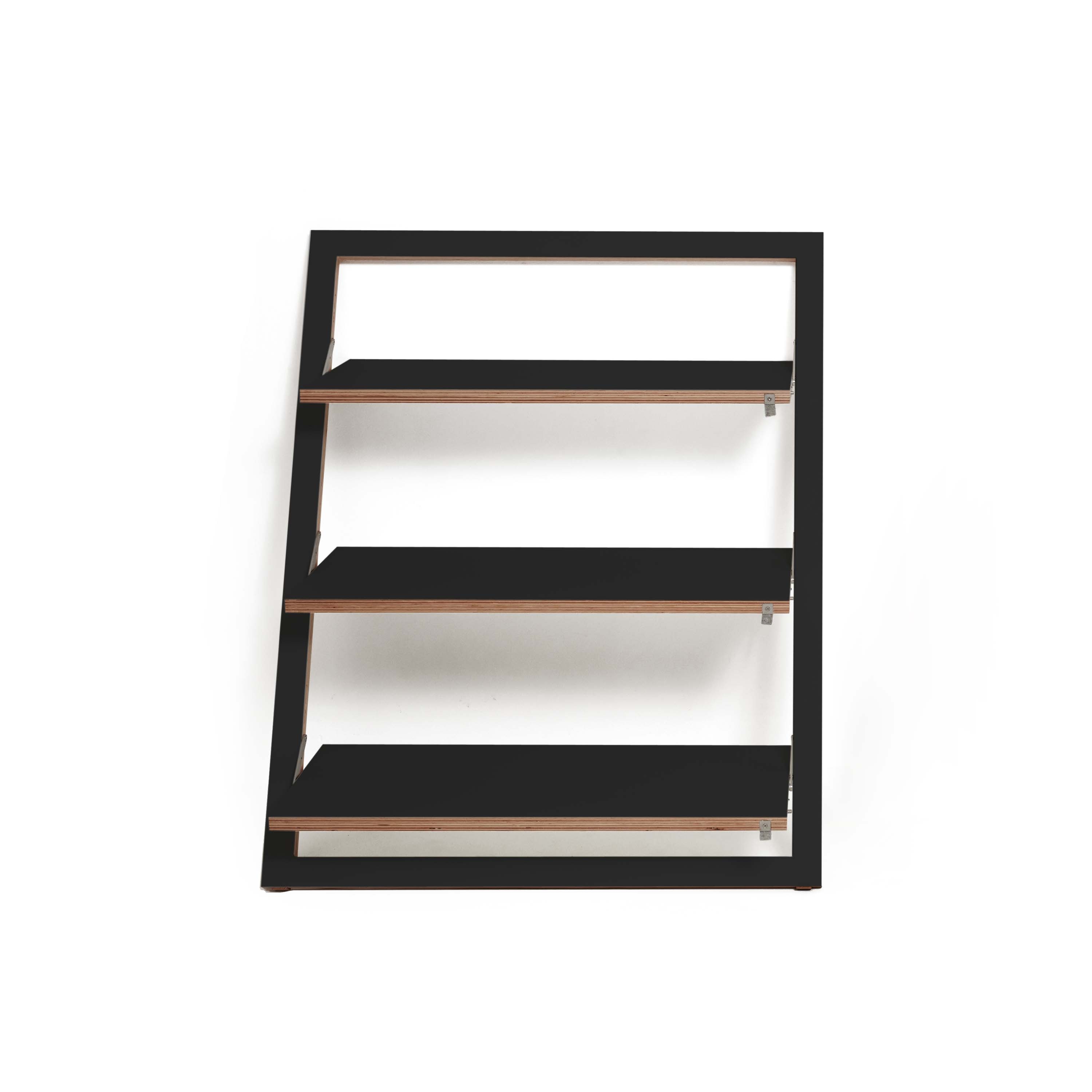 Fläpps Leaning Shelf 80x100-3 | Black