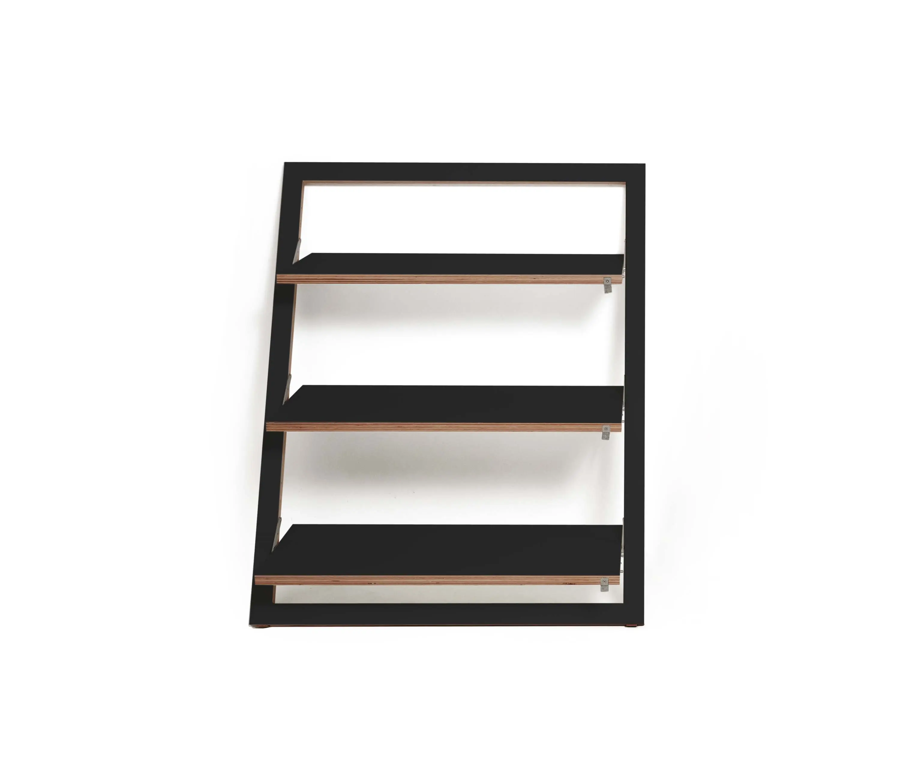 Ambivalenz - Fläpps Leaning Shelf 80x100-3 | Black