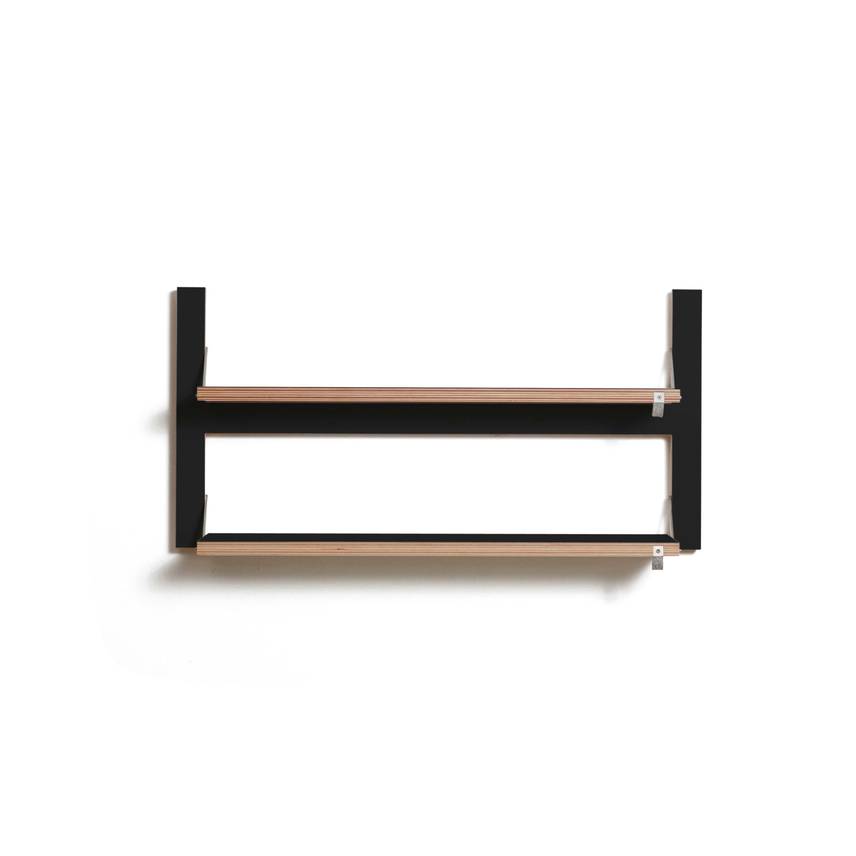 Fläpps Shelf 80x40-2 | Black