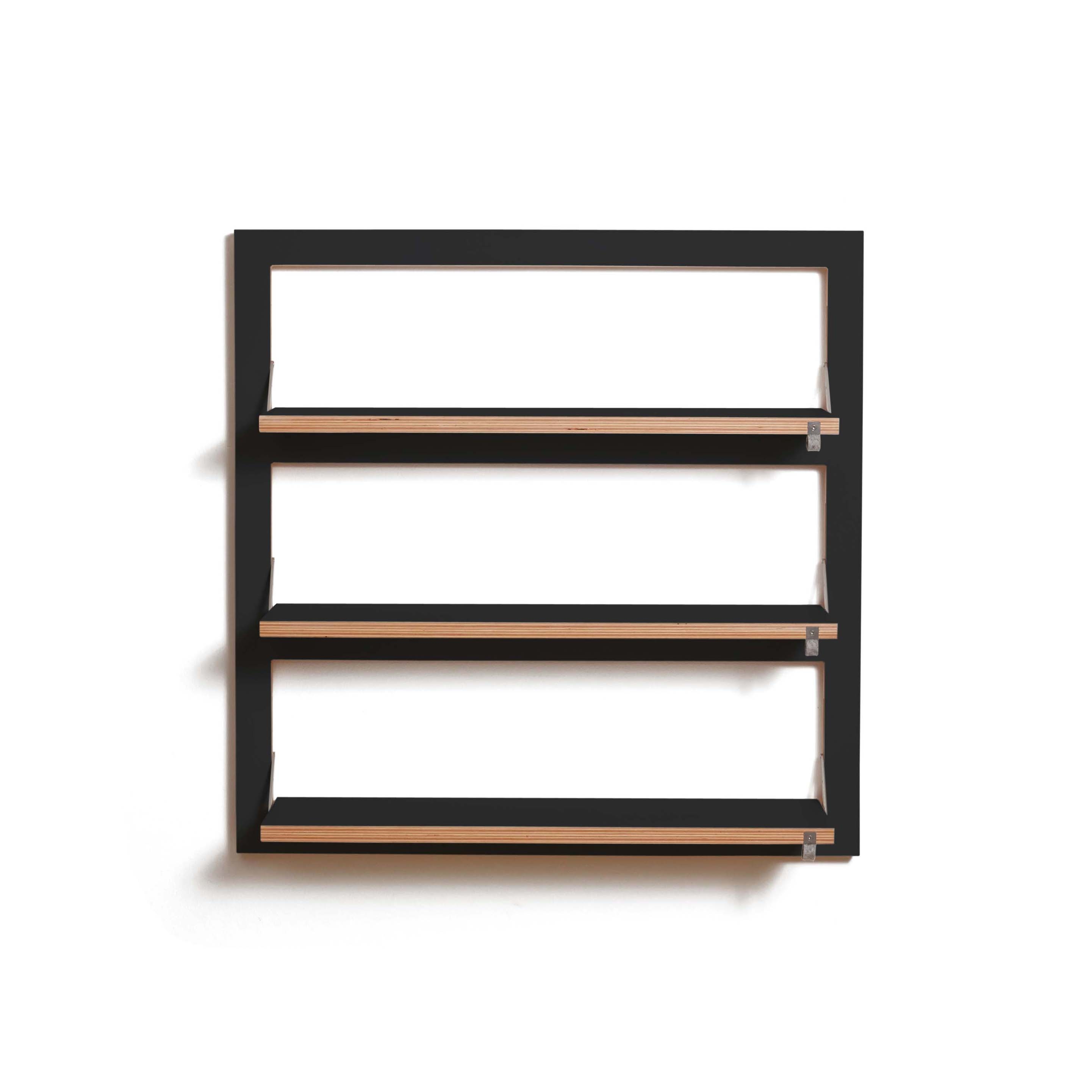 Fläpps Shelf 80x80-3 | Black