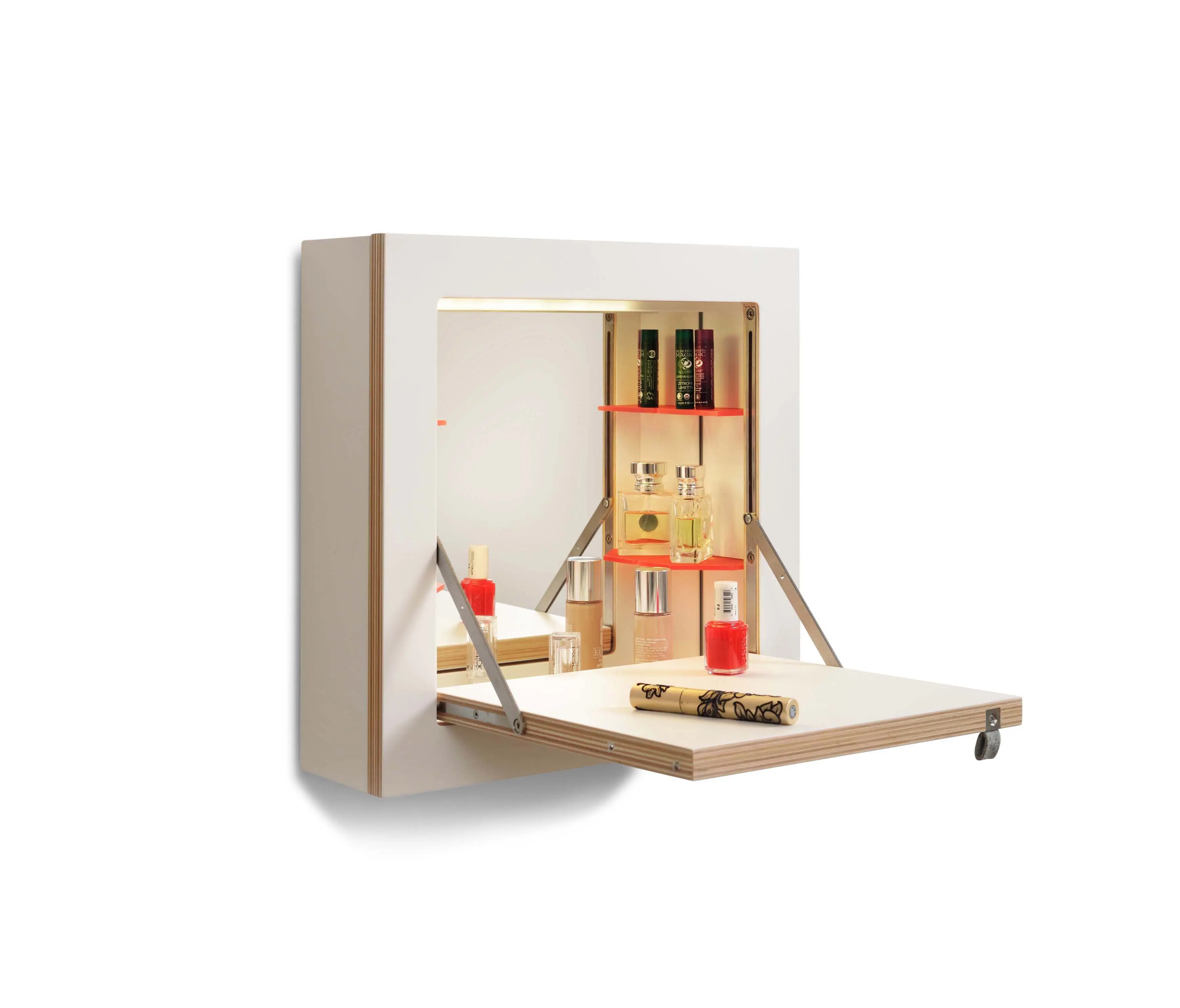 Ambivalenz - Fläpps Schminktänk Vanity Cabinet | White (With Lighting)