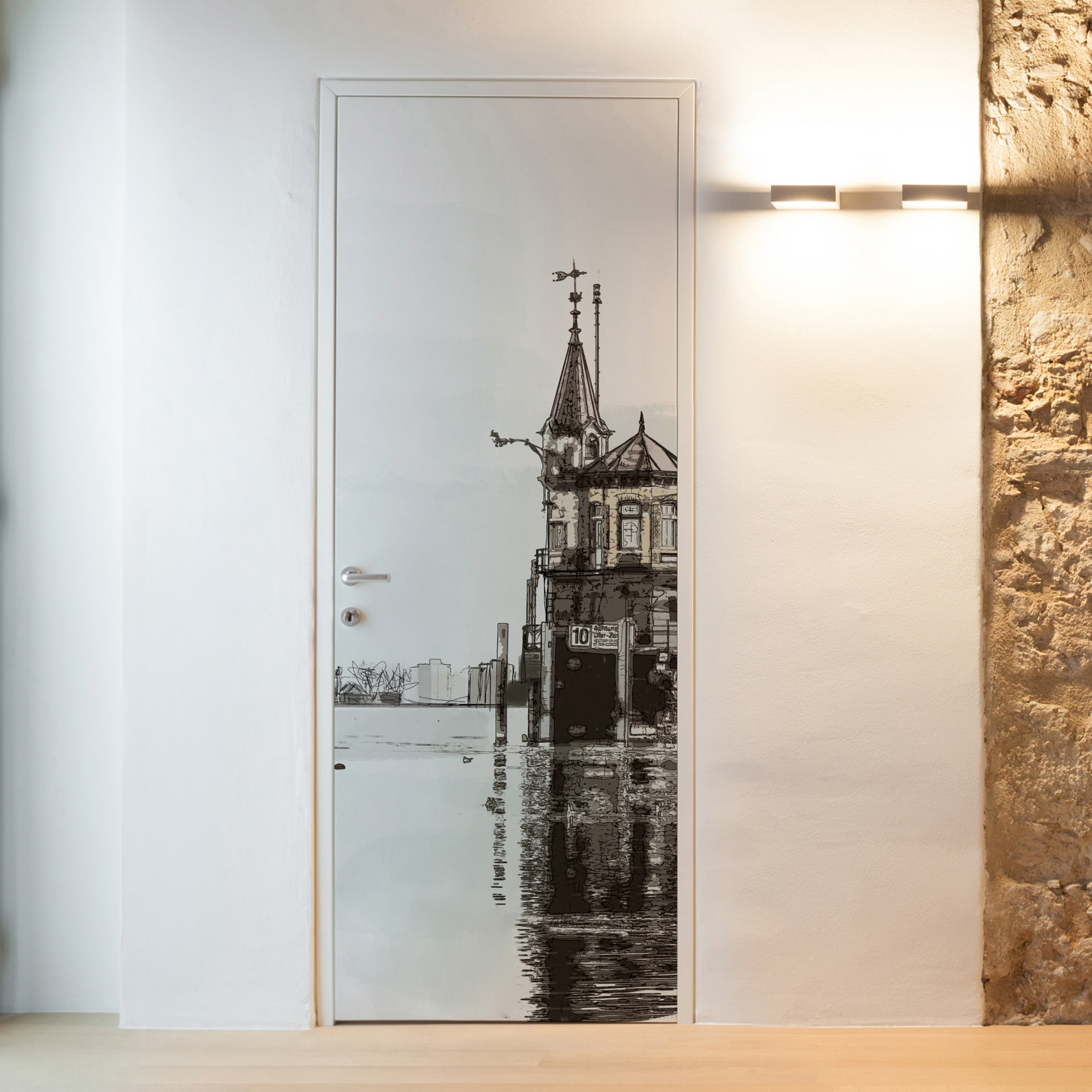 Display product Doorpaper | Lake from manufacturer INSTABILELAB