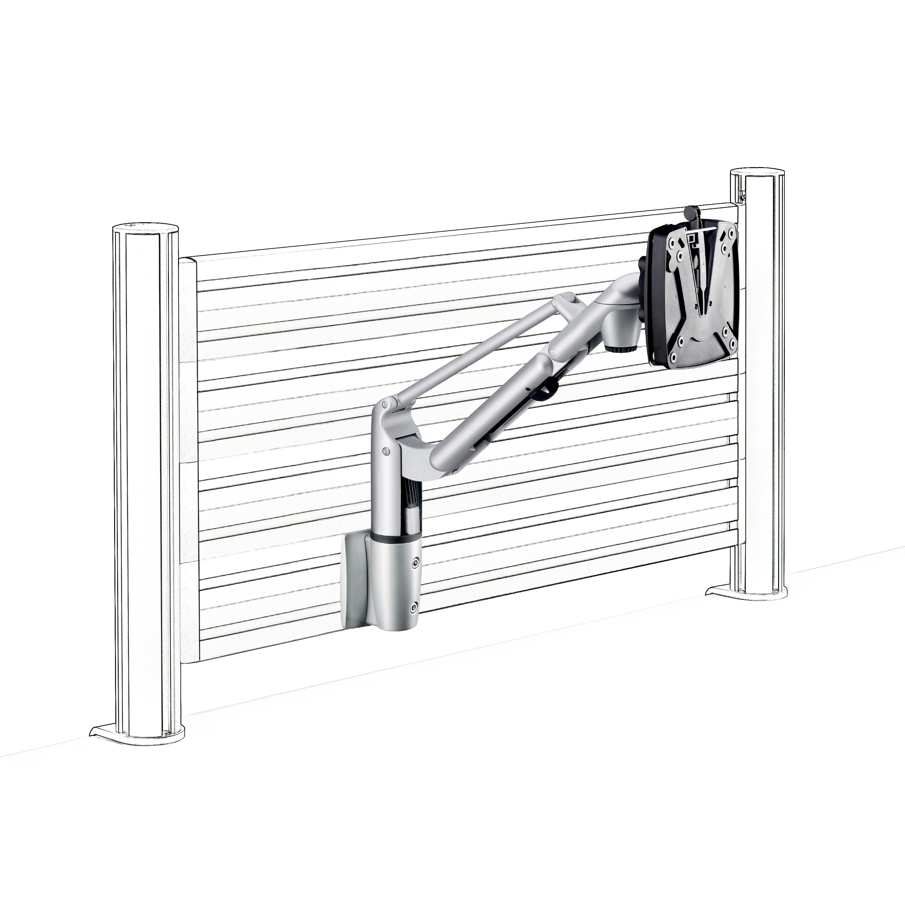 Produkt LiftTEC | SlatWall-LiftTEC-Arm I, mit Organisationswandbefestigung des Herstellers Novus anzeigen