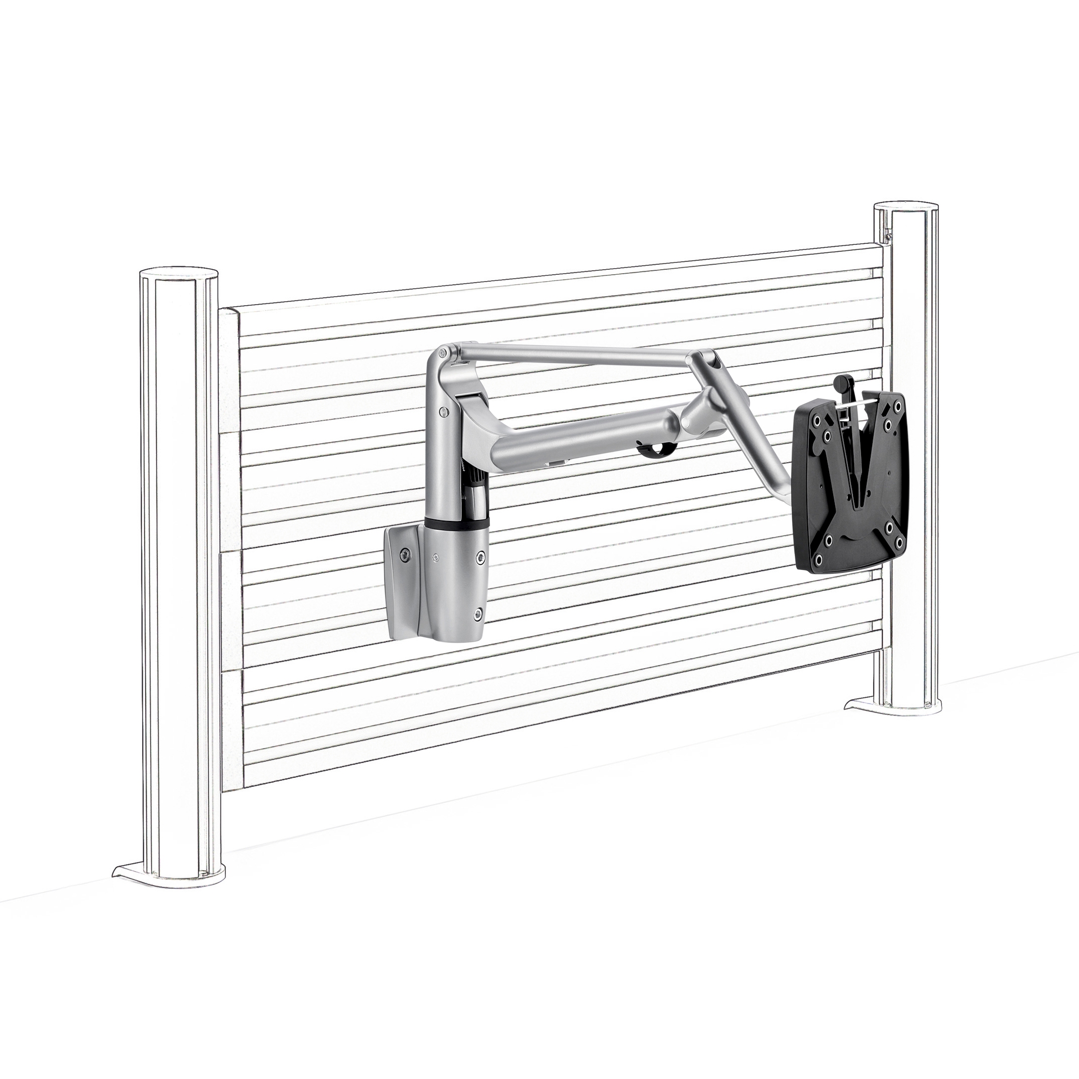 Produkt LiftTEC | SlatWall-LiftTEC-Arm IV, mit Organisationswandbefestigung des Herstellers Novus anzeigen