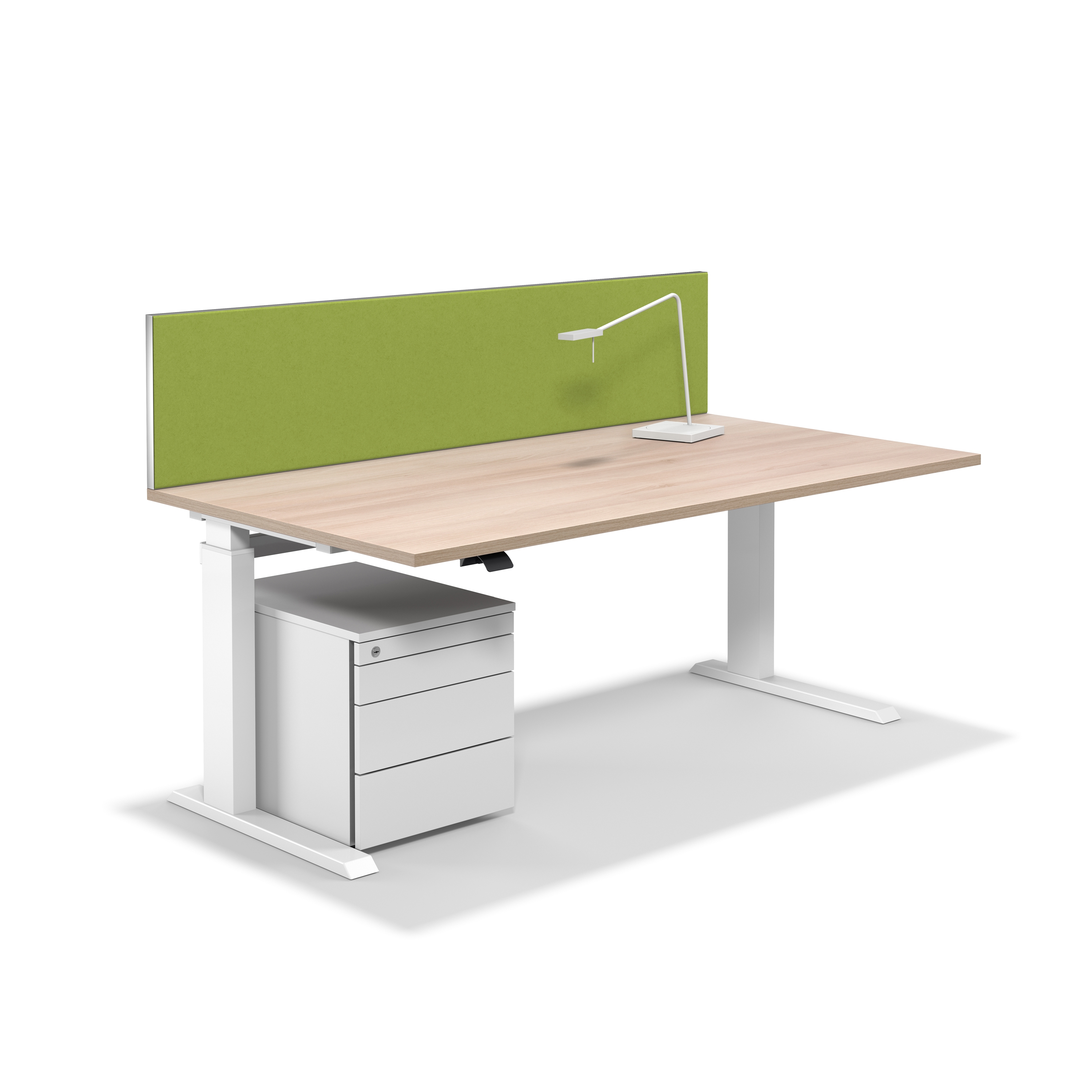 Vertoon produk Argo-V Workstation van vervaardiger Fleischer Büromöbelwerk