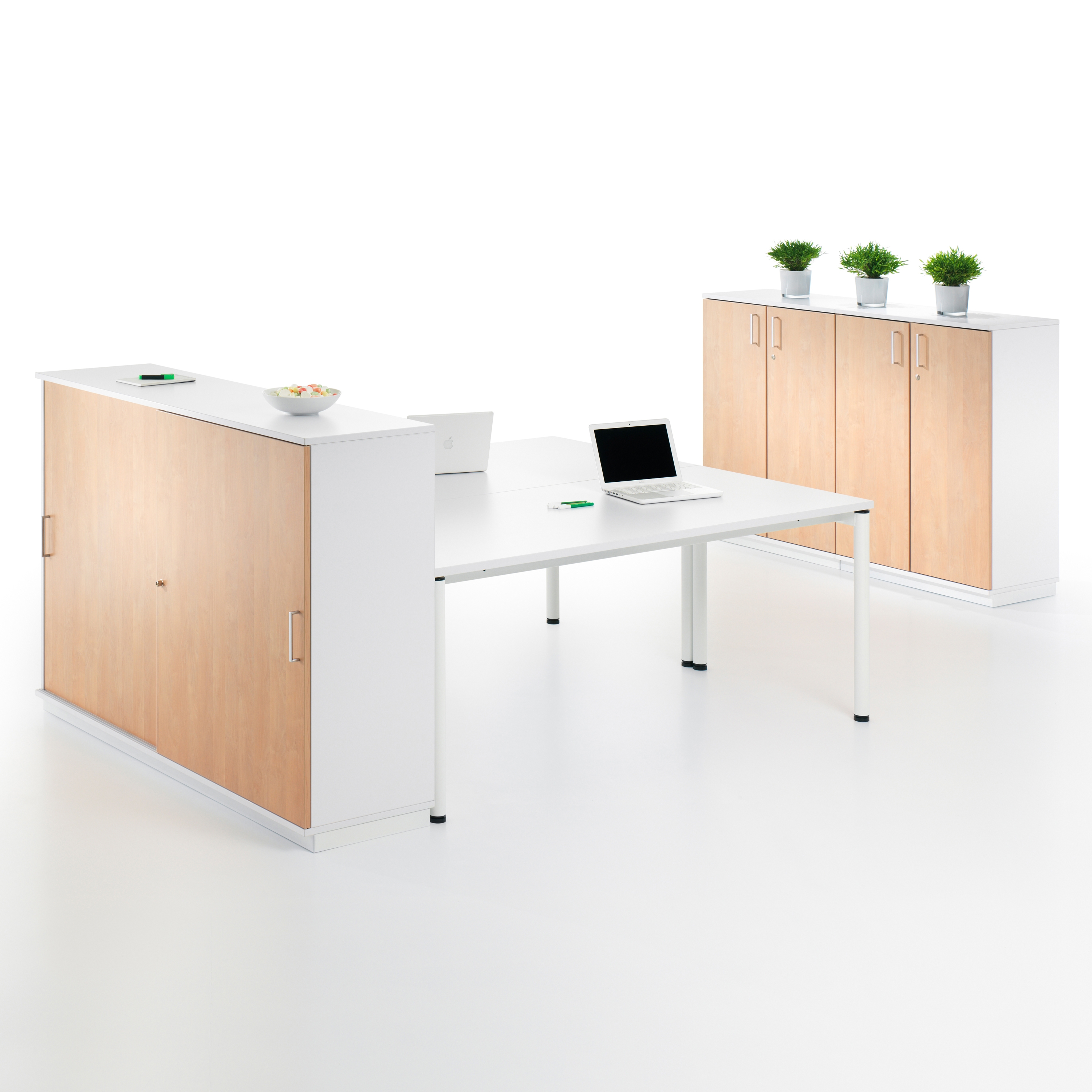 Vertoon produk Globo Workstation van vervaardiger Fleischer Büromöbelwerk