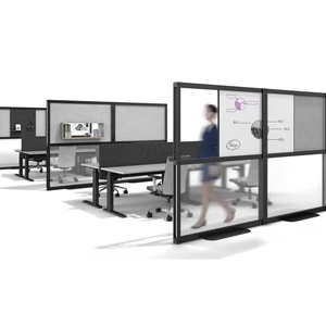 Vertoon produk Open Wall Room Partition System van vervaardiger Fleischer Büromöbelwerk