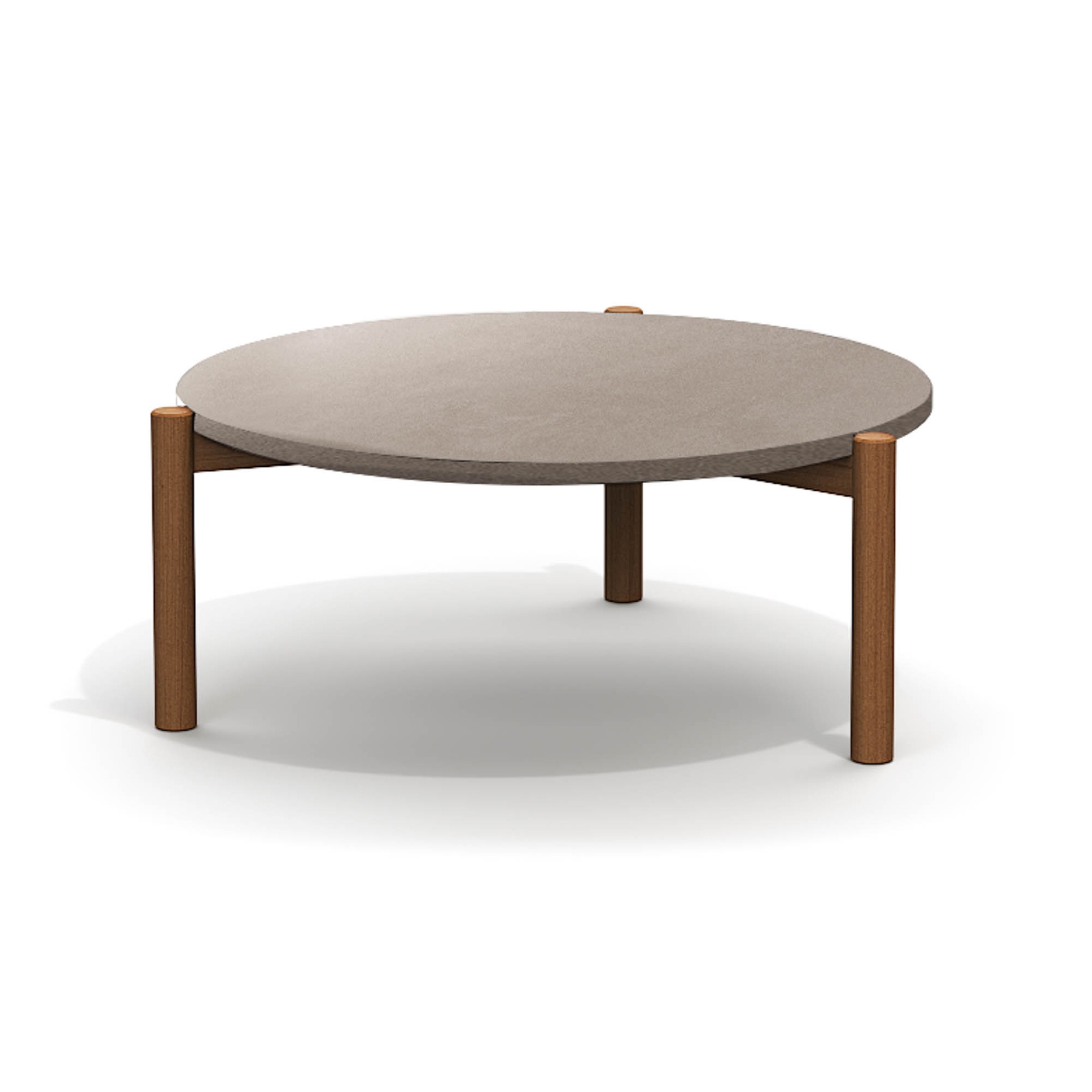 Lodge round coffee table