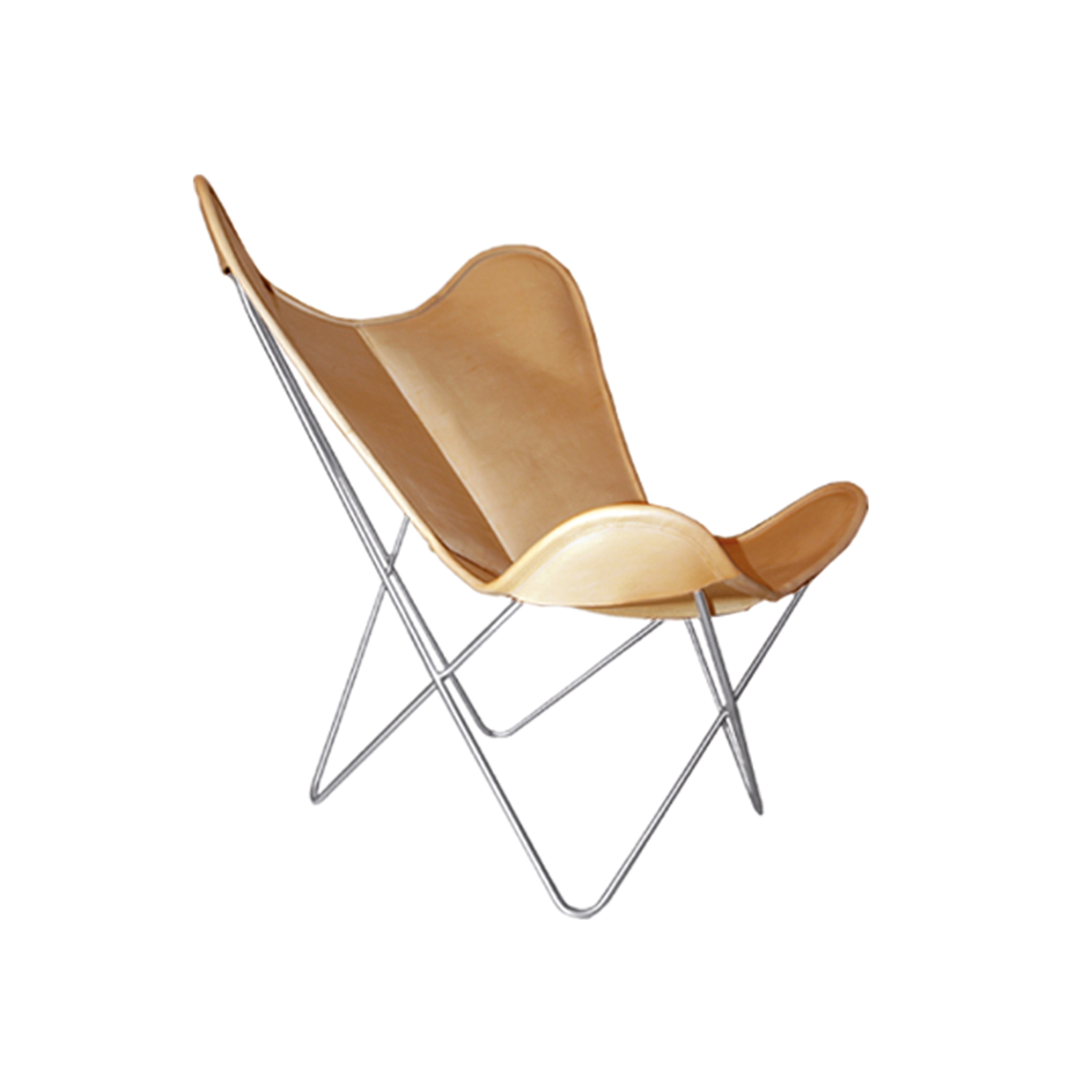 Produkt Hardoy Butterfly Chair ORIGINAL Leder honigbraun des Herstellers Weinbaums anzeigen