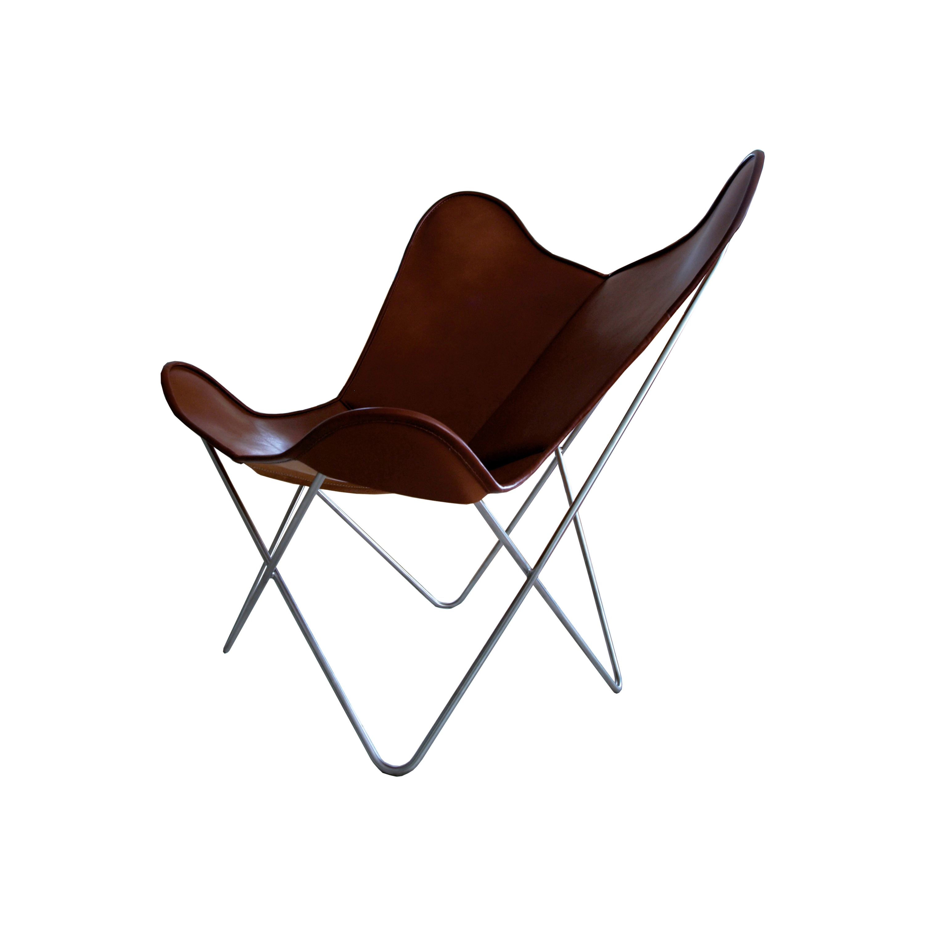 Hardoy Butterfly Chair ORIGINAL Leder tabakbraun