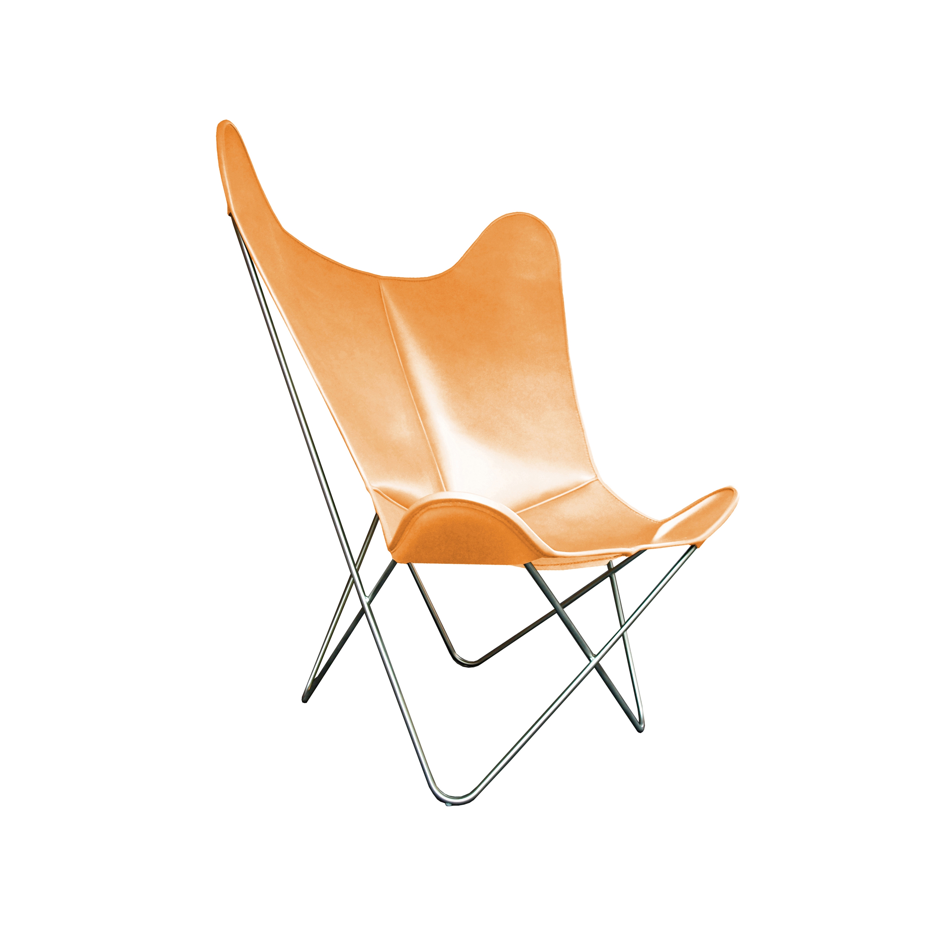 Hardoy Butterfly Chair GRAND COMFORT Leder honigbraun