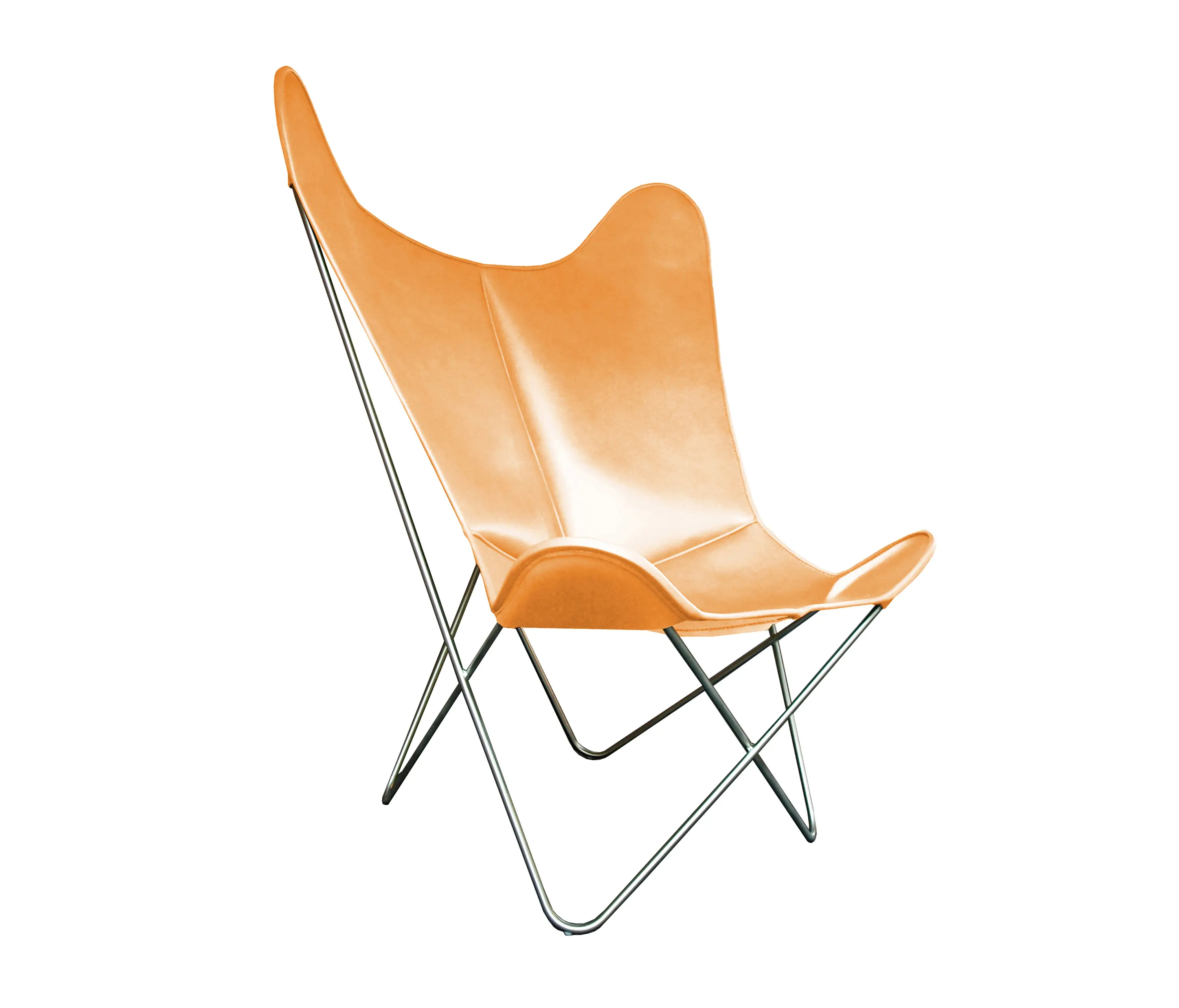 Weinbaums - Hardoy Butterfly Chair GRAND COMFORT Leder honigbraun