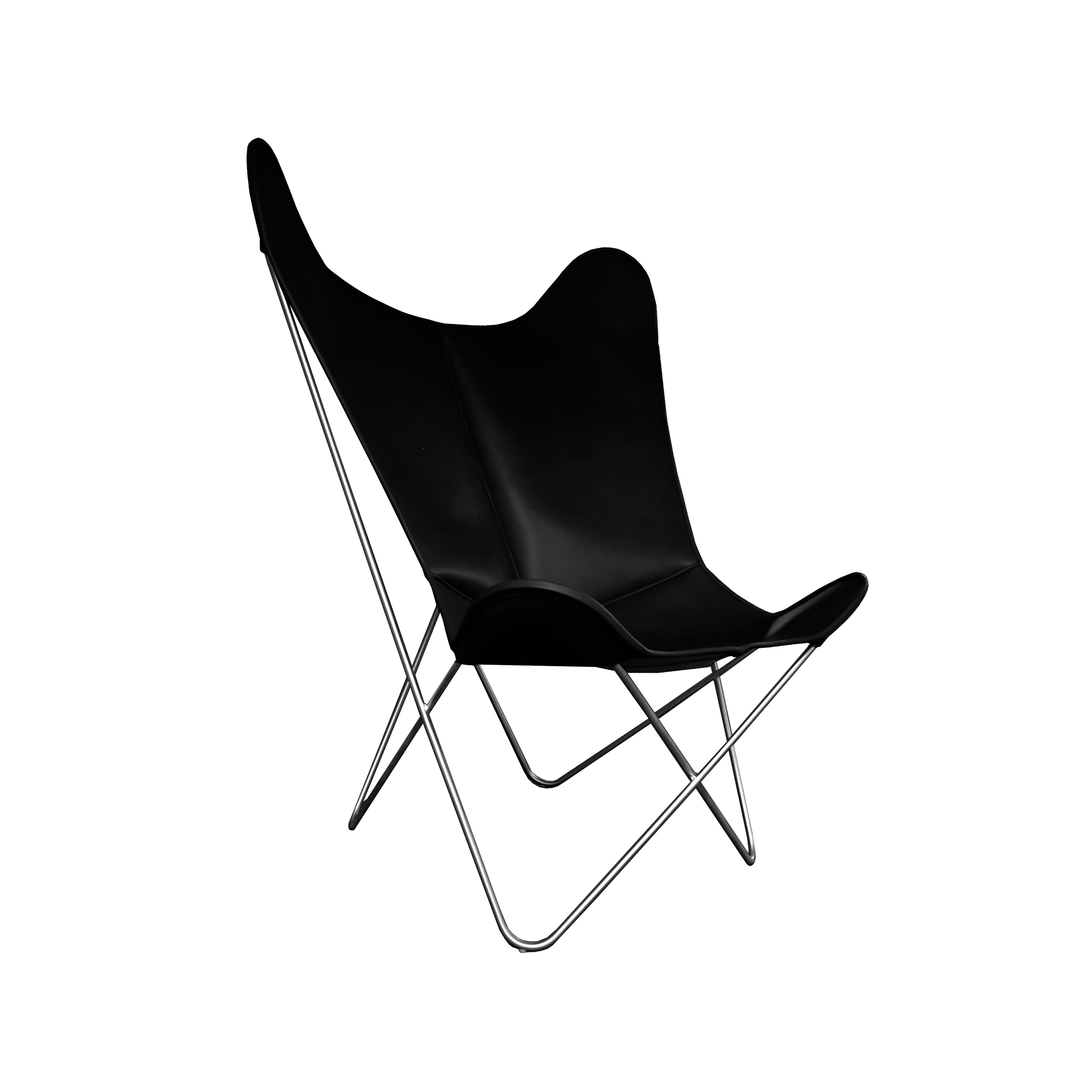 Hardoy Butterfly Chair GRAND COMFORT Leder schwarz