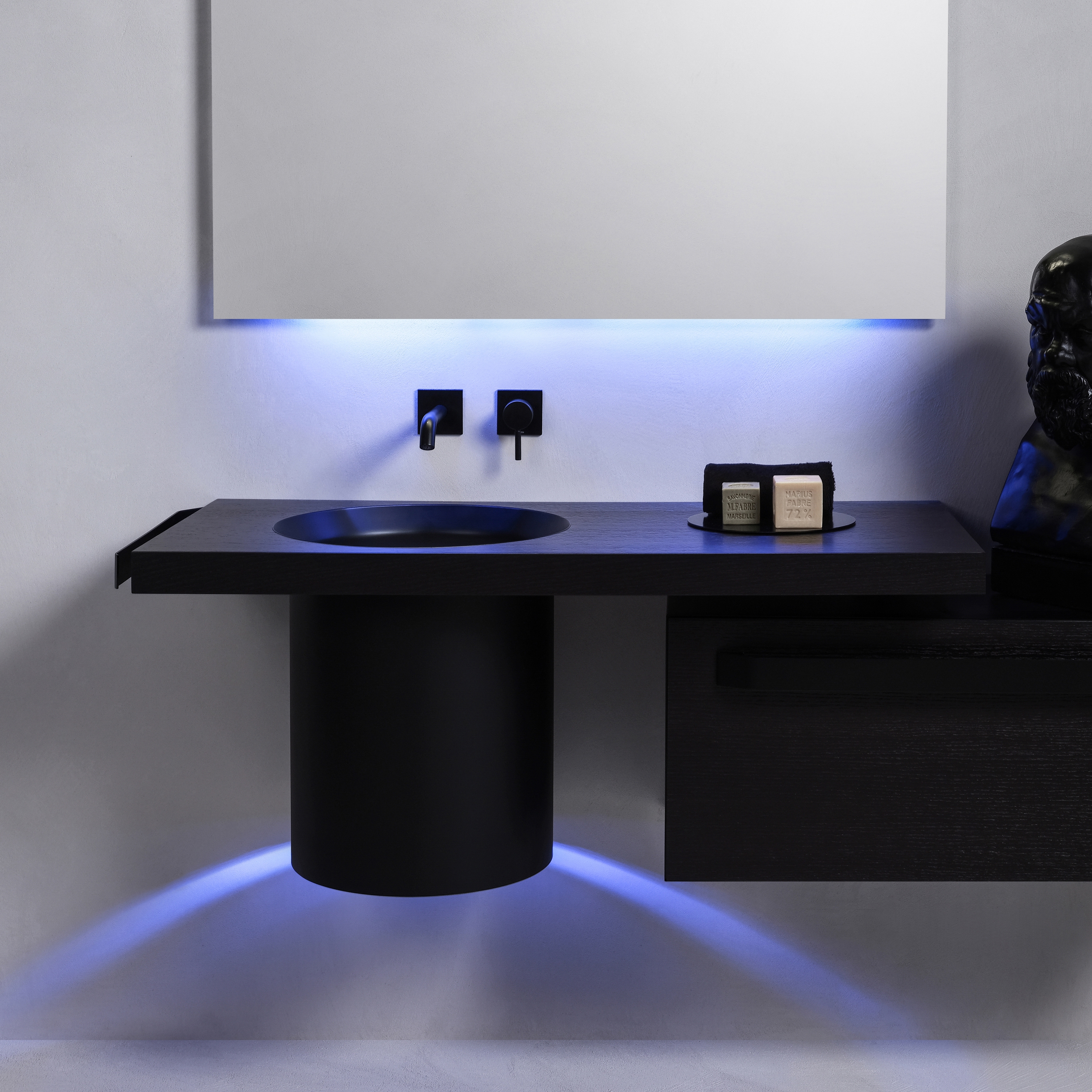 Mostrar el producto Abisso Built-in washbasin top del fabricante Atelier12
