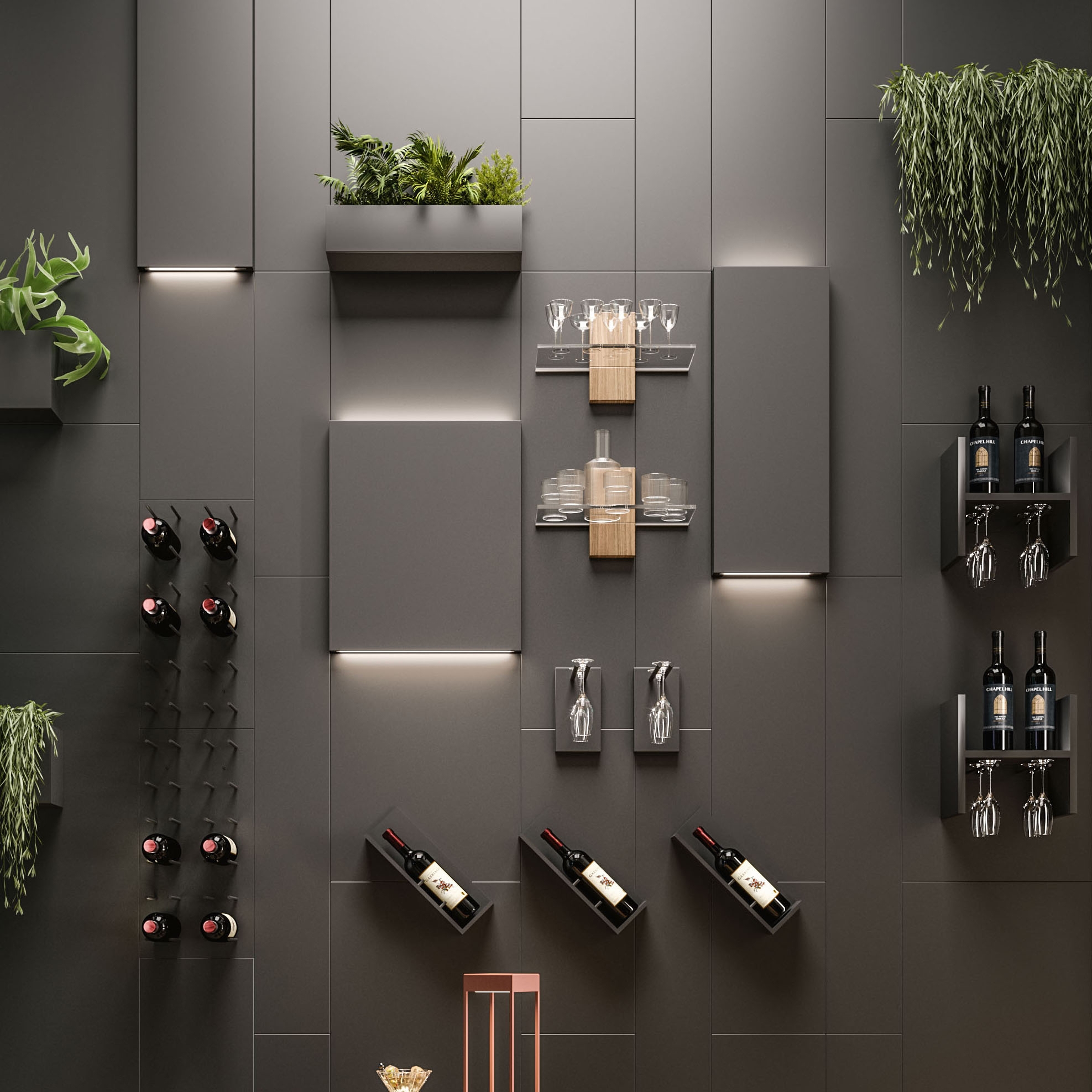 Display product Magnetika Wine bar from manufacturer Ronda design