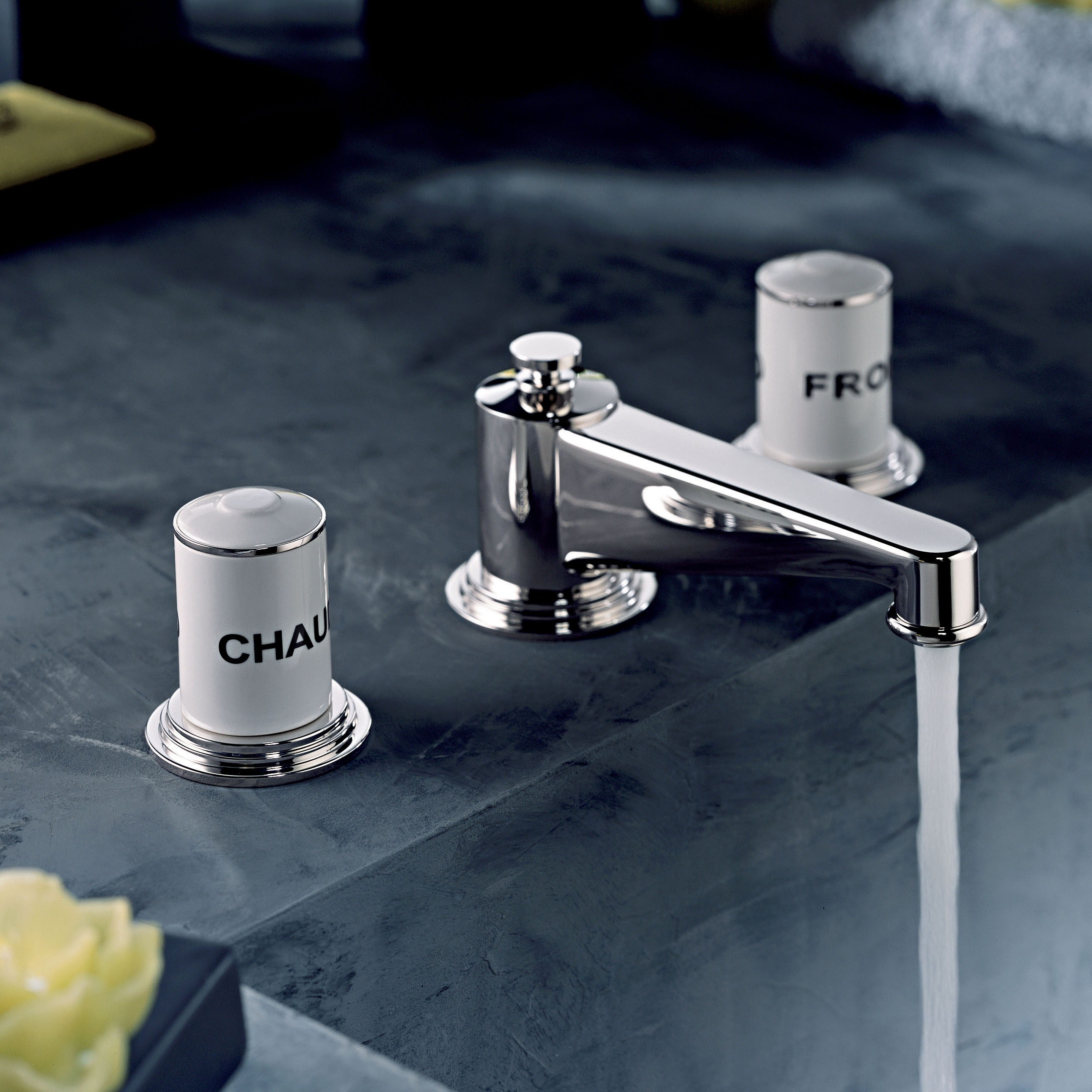 Faubourg | Rim mounted 3-hole basin mixer