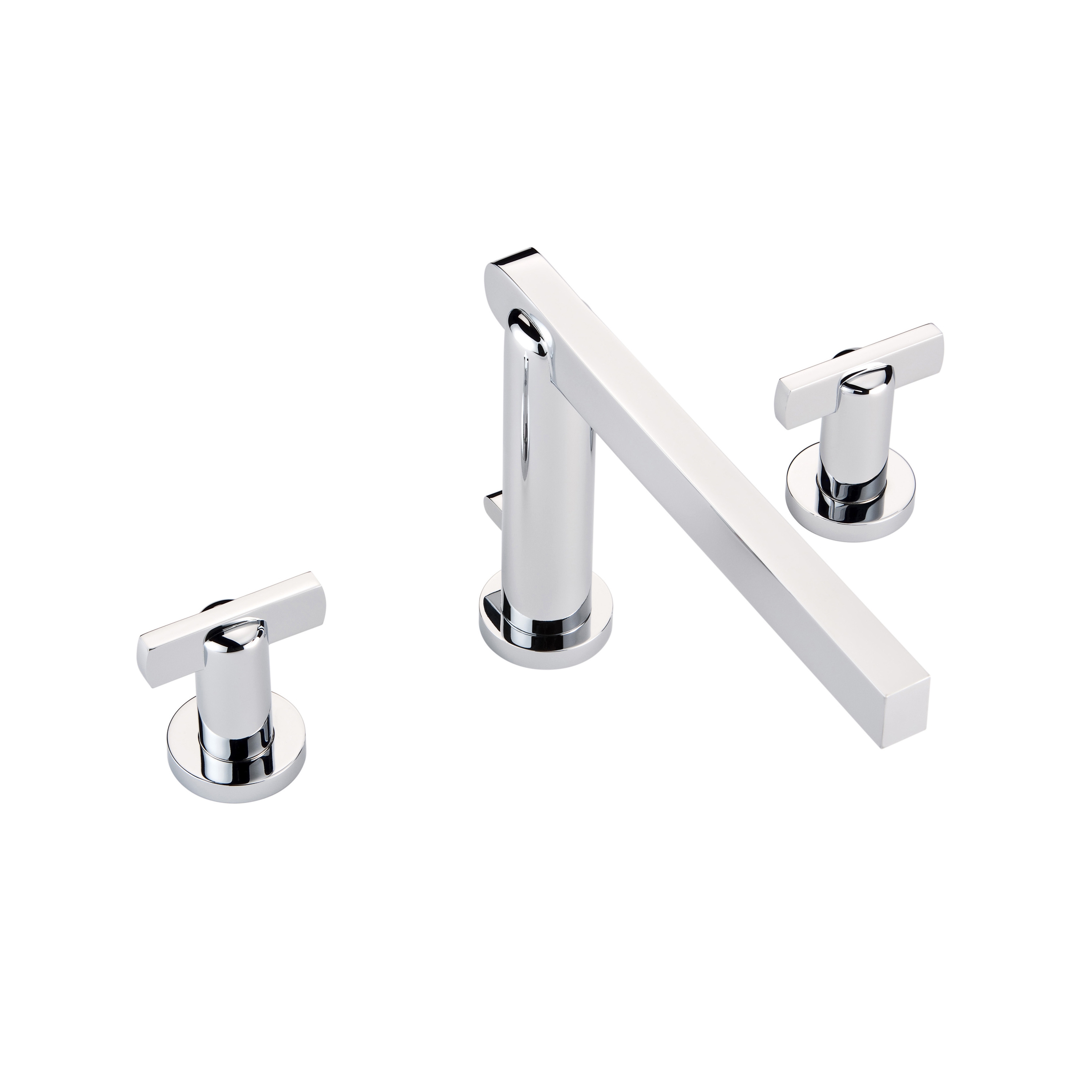 Display product Le 11 | Rim mounted 3-hole basin mixer from manufacturer THG Paris