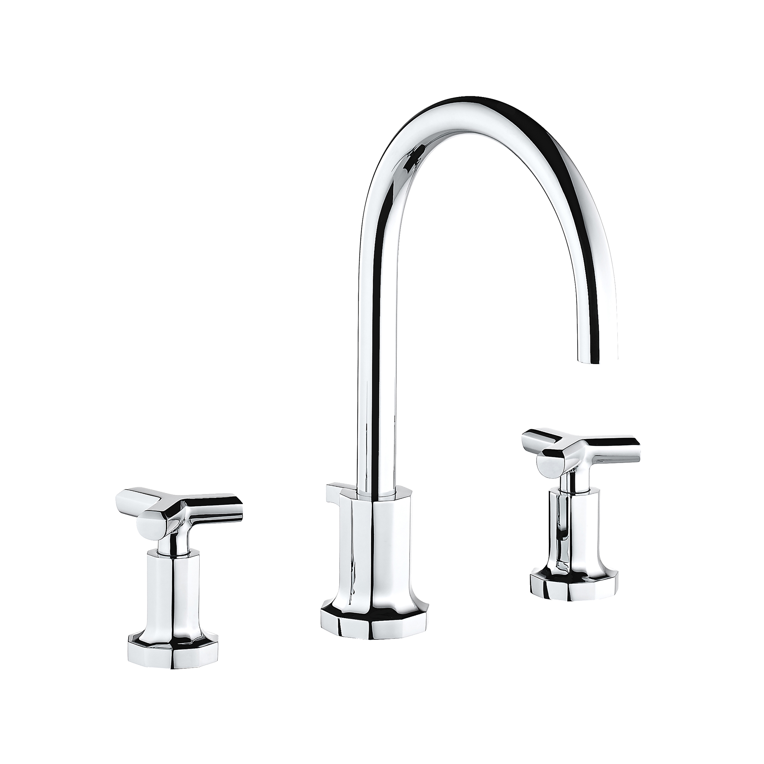 Produkt Les Ondes | Rim mounted 3-hole basin mixer des Herstellers THG Paris anzeigen