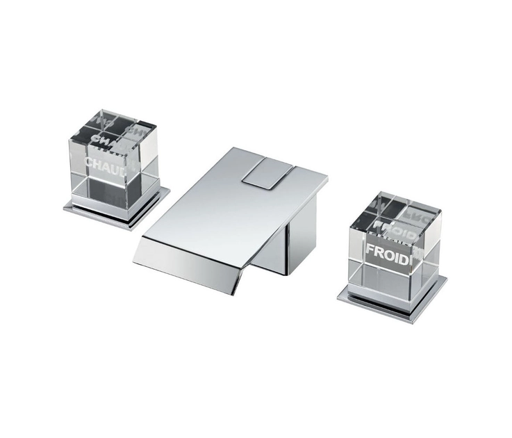 SO | RIM MOUNTED 3-HOLE BASIN MIXER - Wash basin taps from THG Paris ...