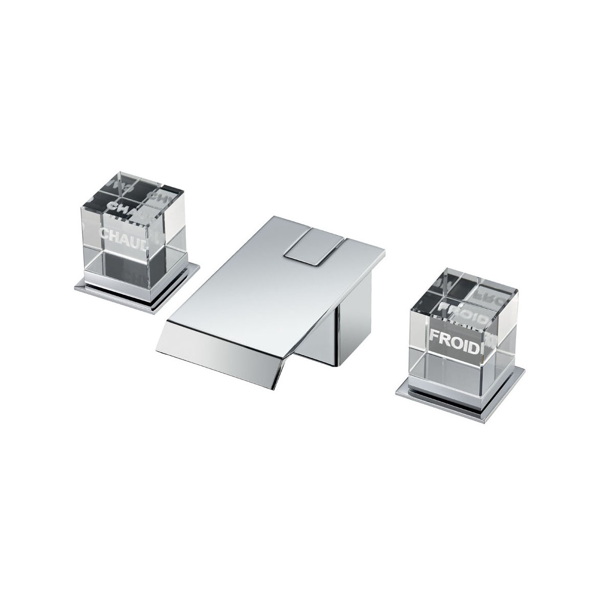 Mostrar el producto So | Rim mounted 3-hole basin mixer del fabricante THG Paris