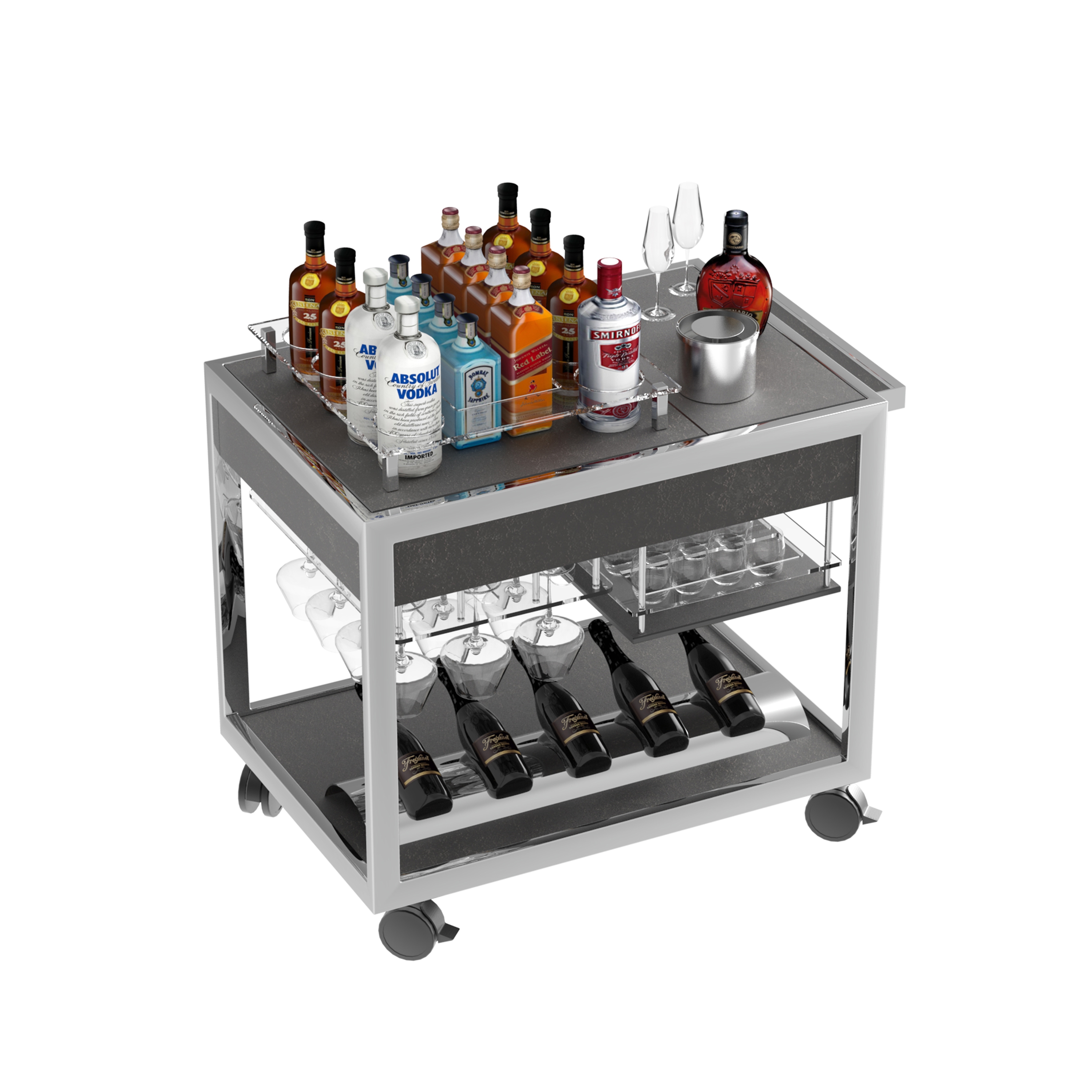 Mostra il prodotto Special carts | Wine & Spirit cart del produttore La Tavola