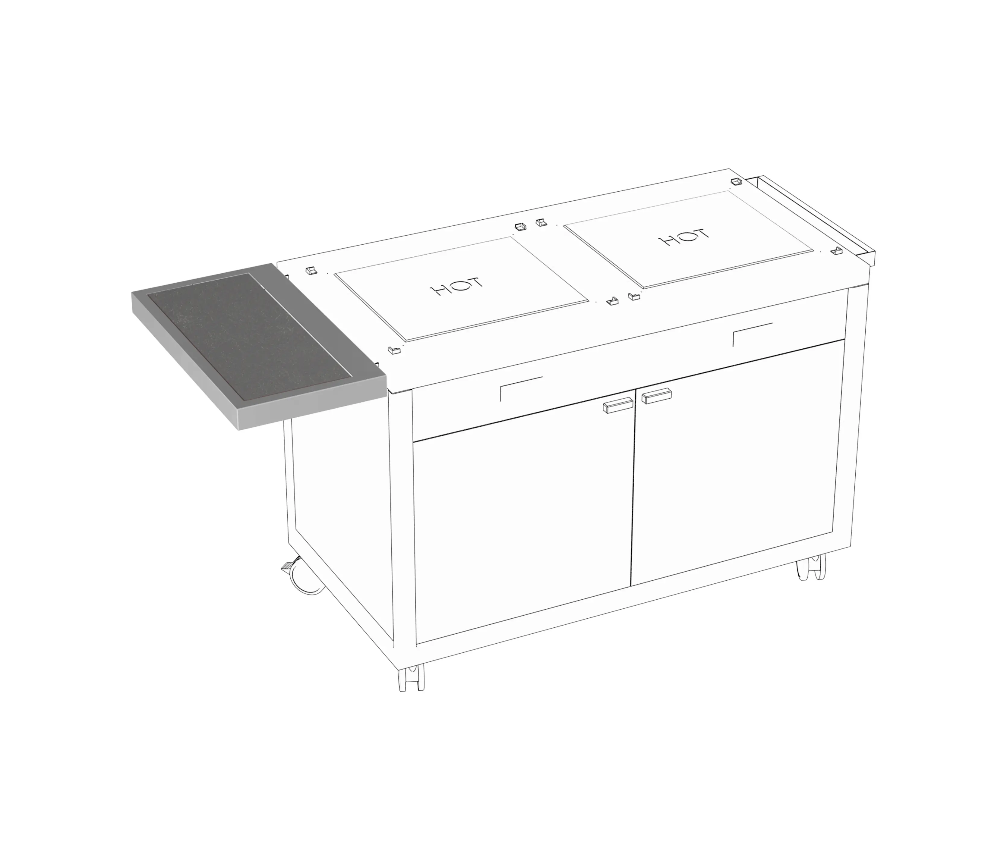 La Tavola - Cart extension | Wing extension
