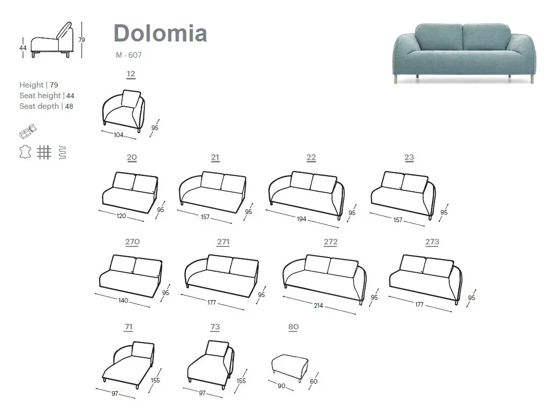 Extraform - Dolomia Sofa