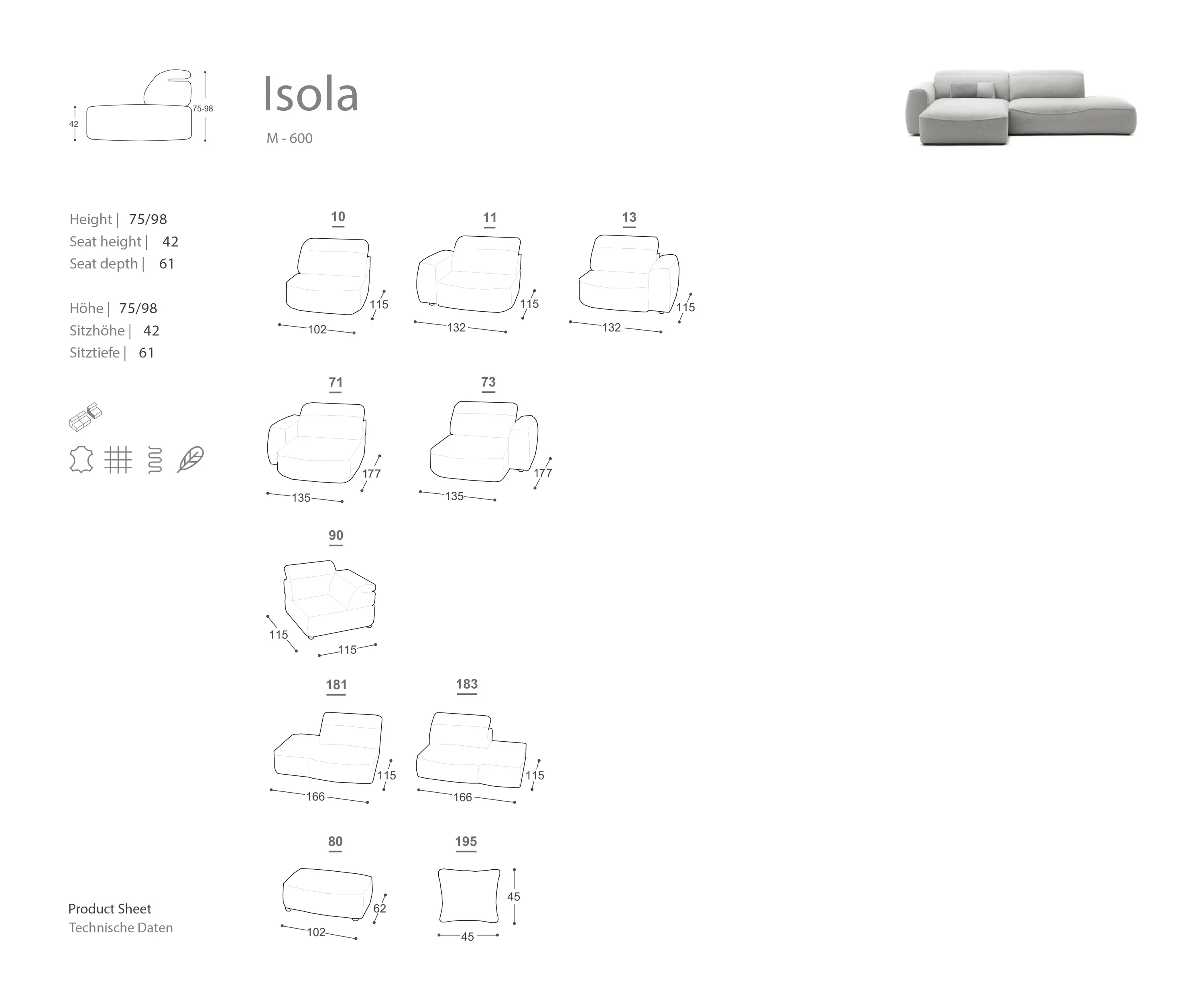 Extraform - Isola Sofa