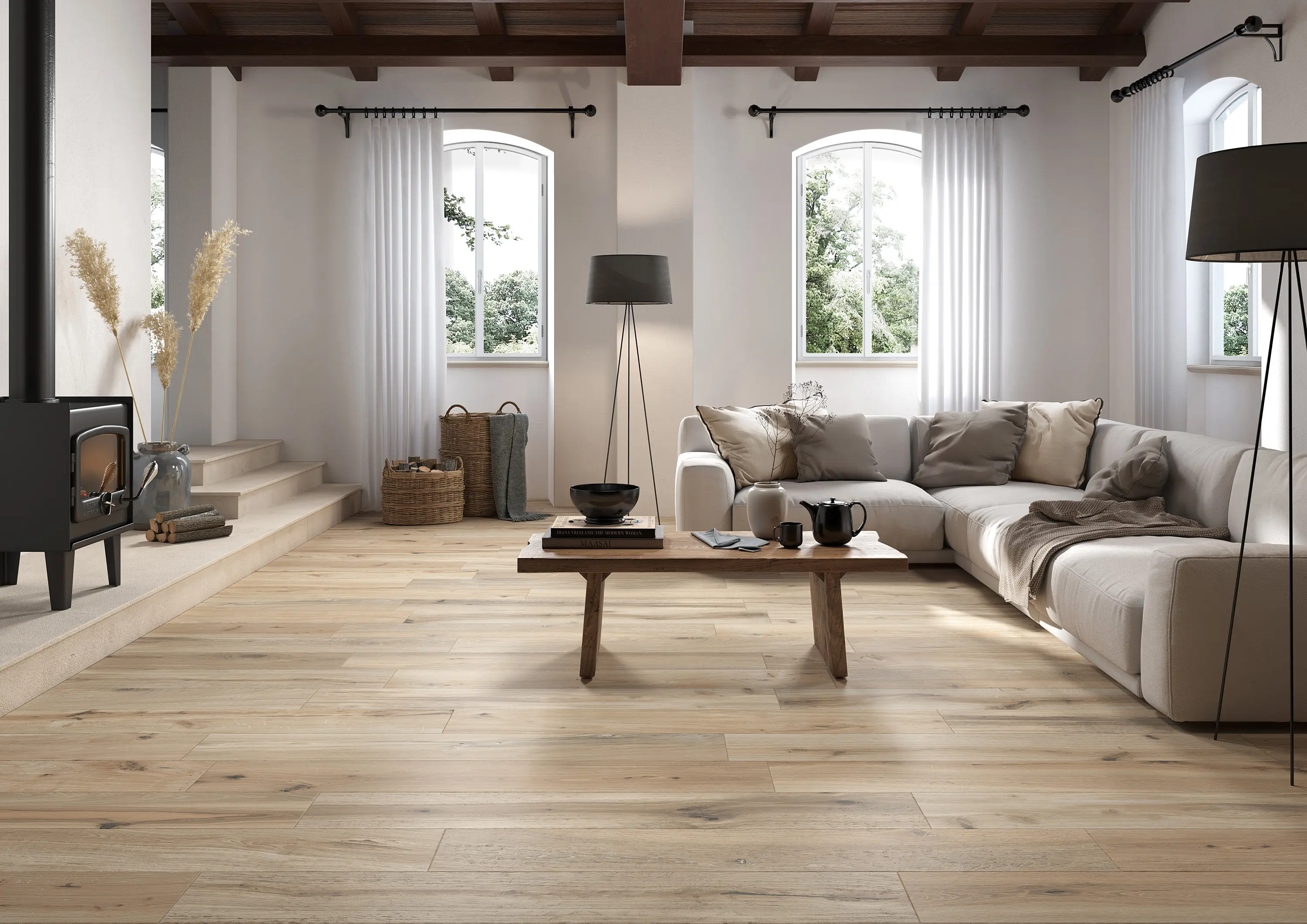 Rondine - Timeless Ecrù Chevron