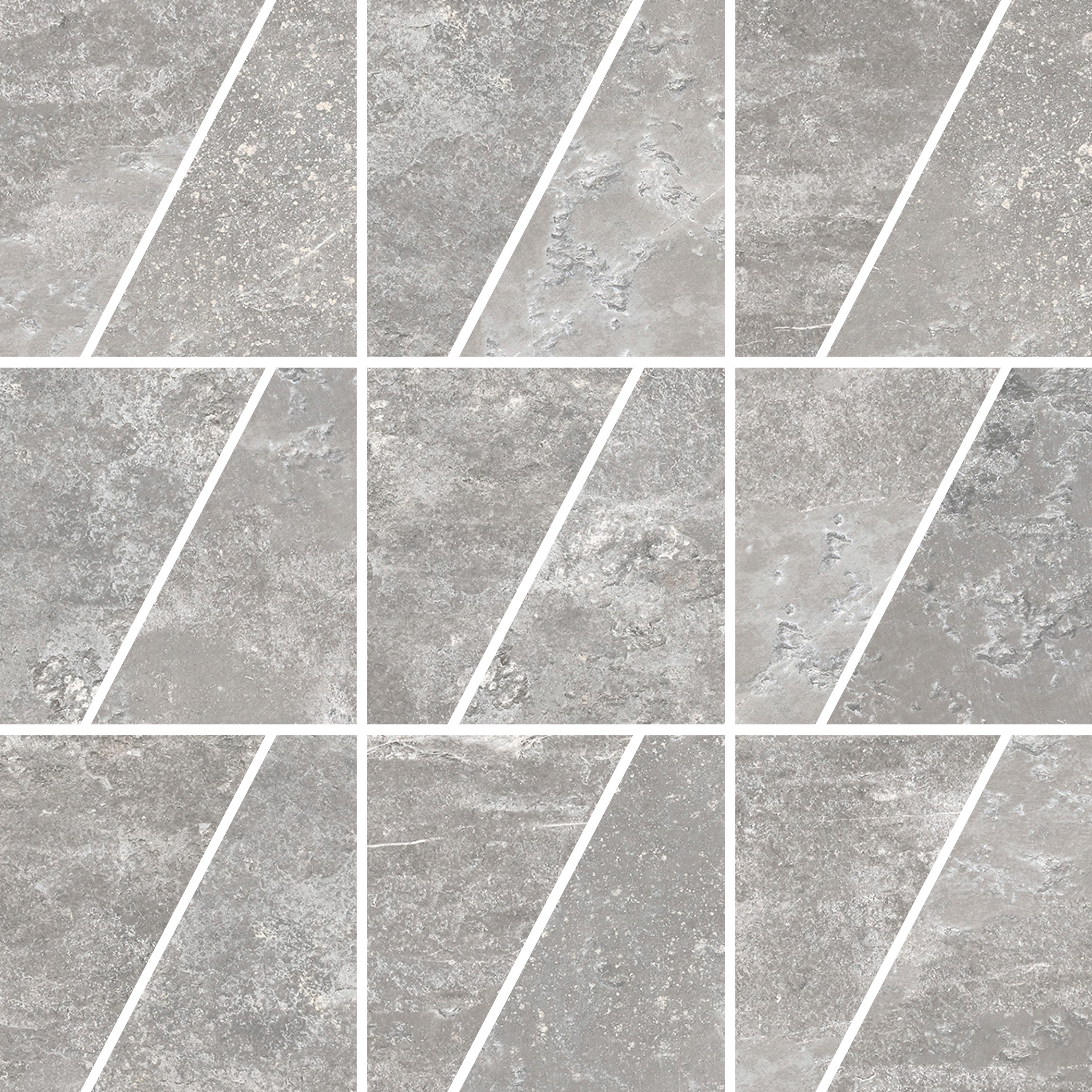 Vertoon produk Ardesie Grey | Mosaico Trapezio van vervaardiger Rondine