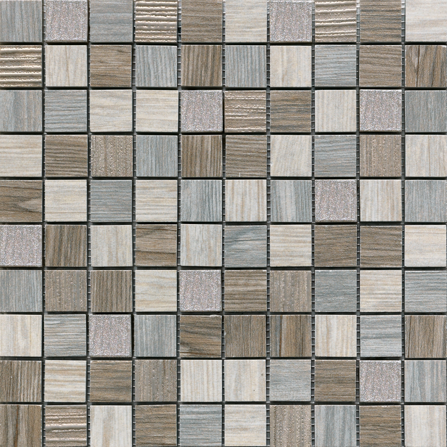Vertoon produk Jungle Lux Grey | Mosaico van vervaardiger Rondine