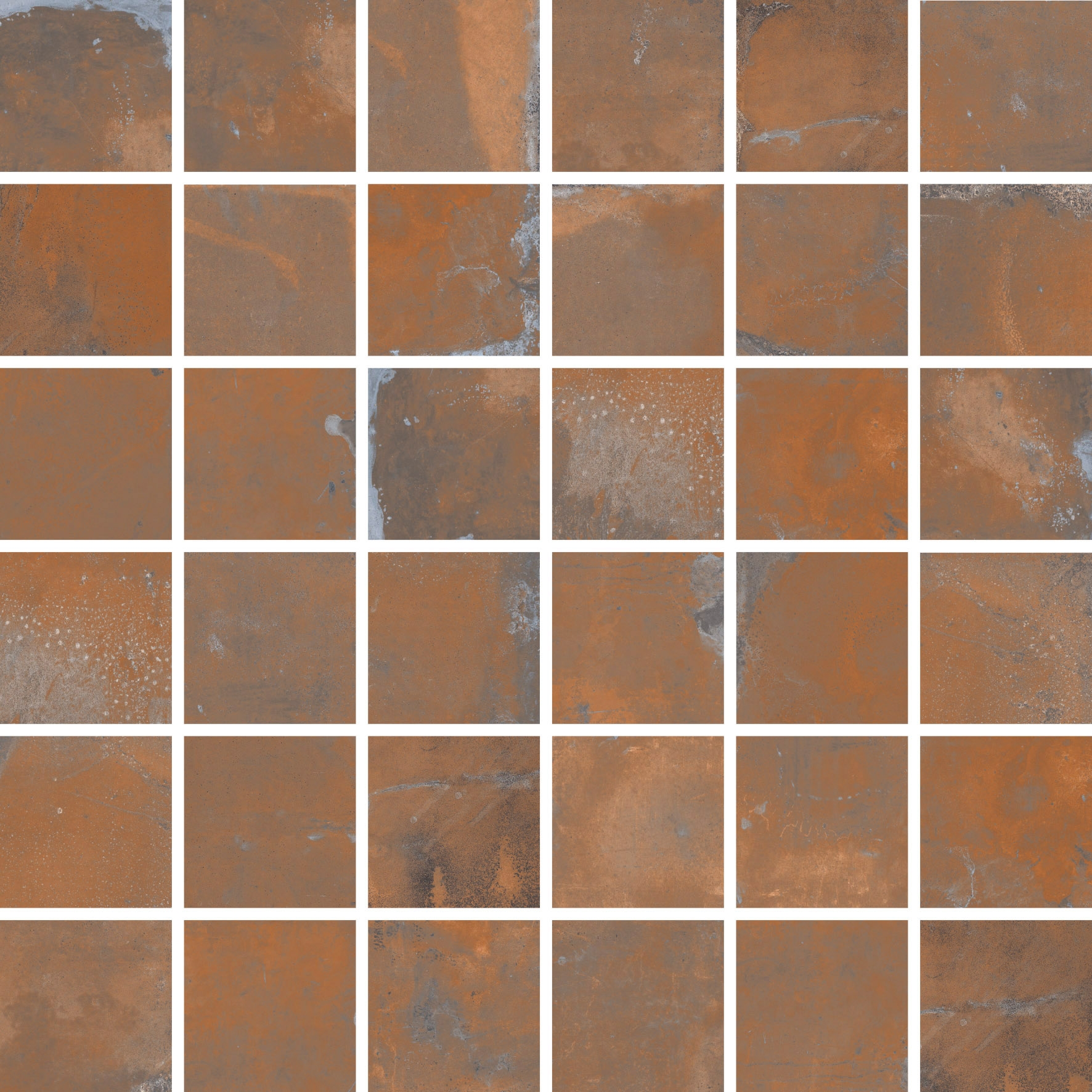 Vertoon produk Oxyd Corten | Mosaico van vervaardiger Rondine