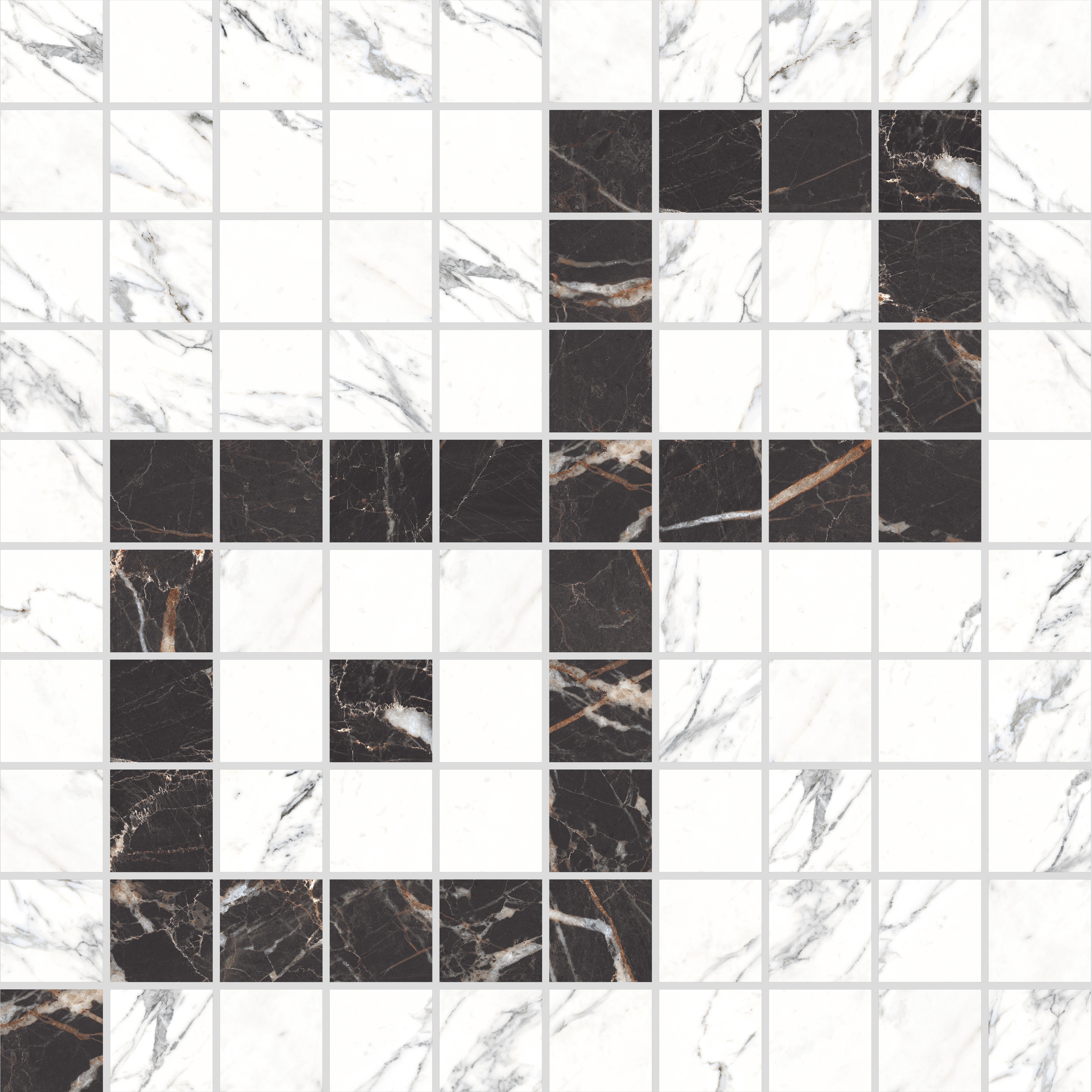 Vertoon produk Canova Mosaico B&W 01 van vervaardiger Rondine