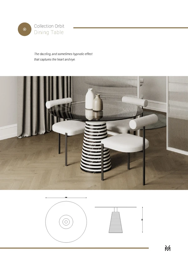Preview image for the file Collection Orbit | Dining Table