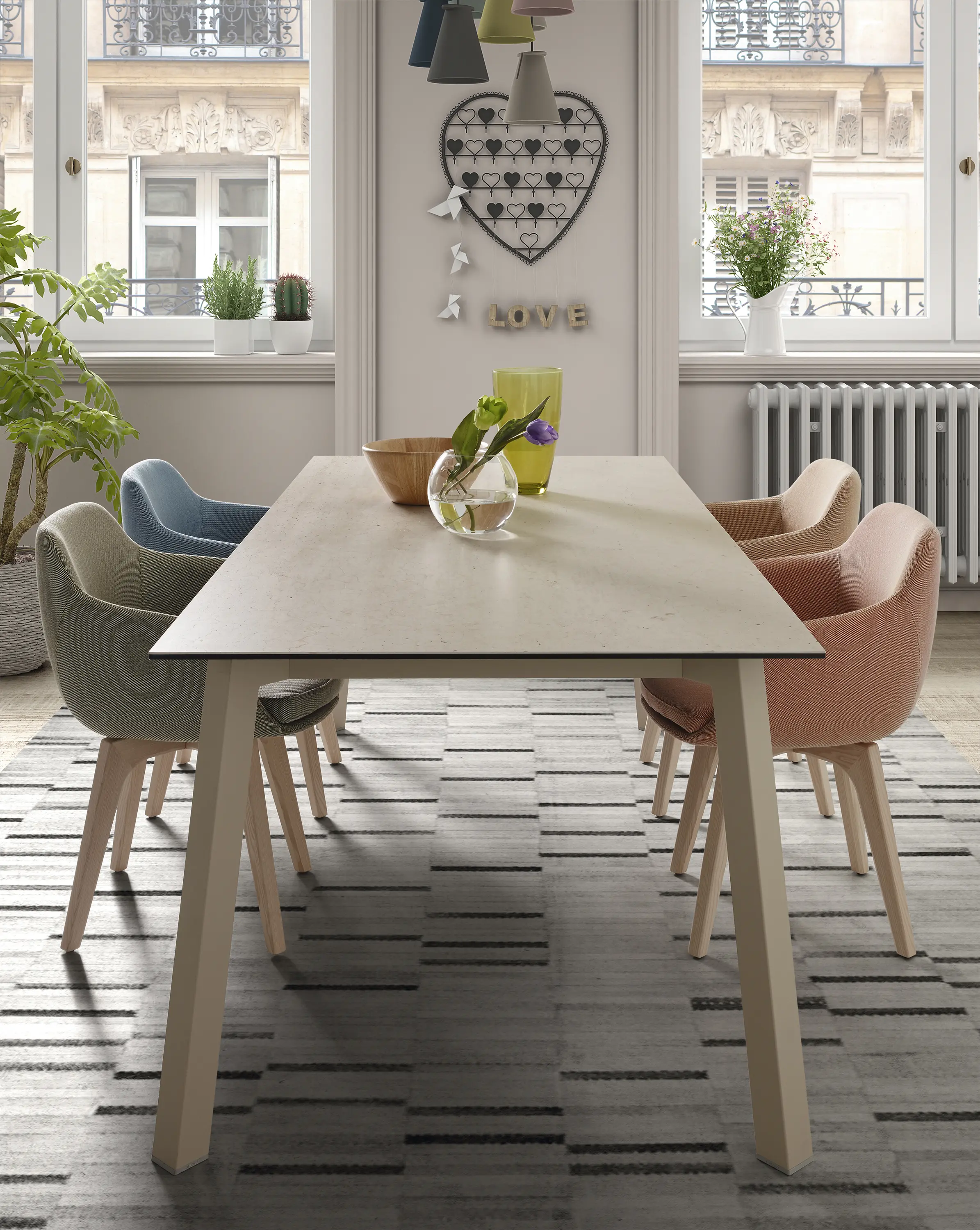 Dressy - Merlot fixed table